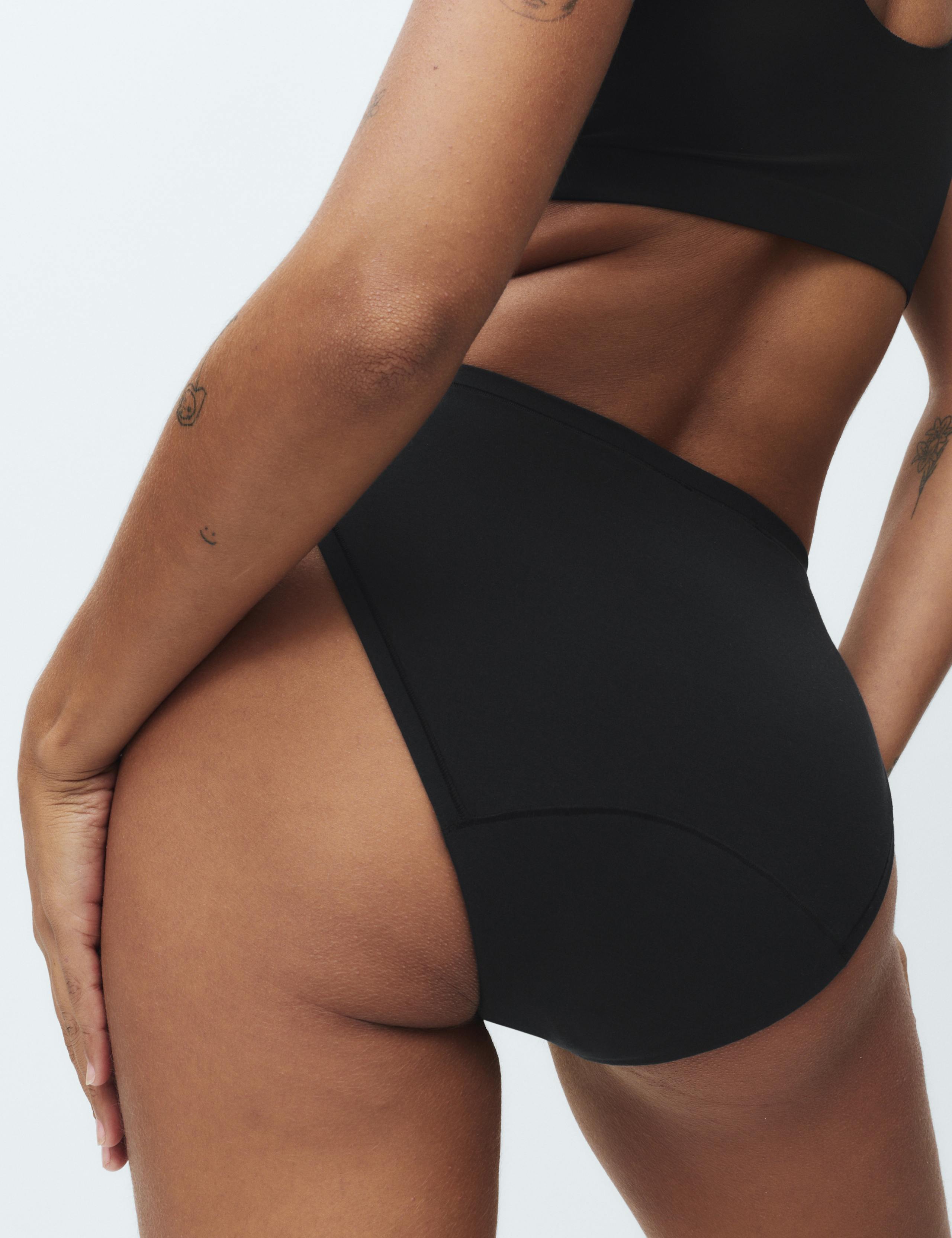 3 Pack Heavy Absorbency flexifit modal HighLeg period knickers 4 of 6