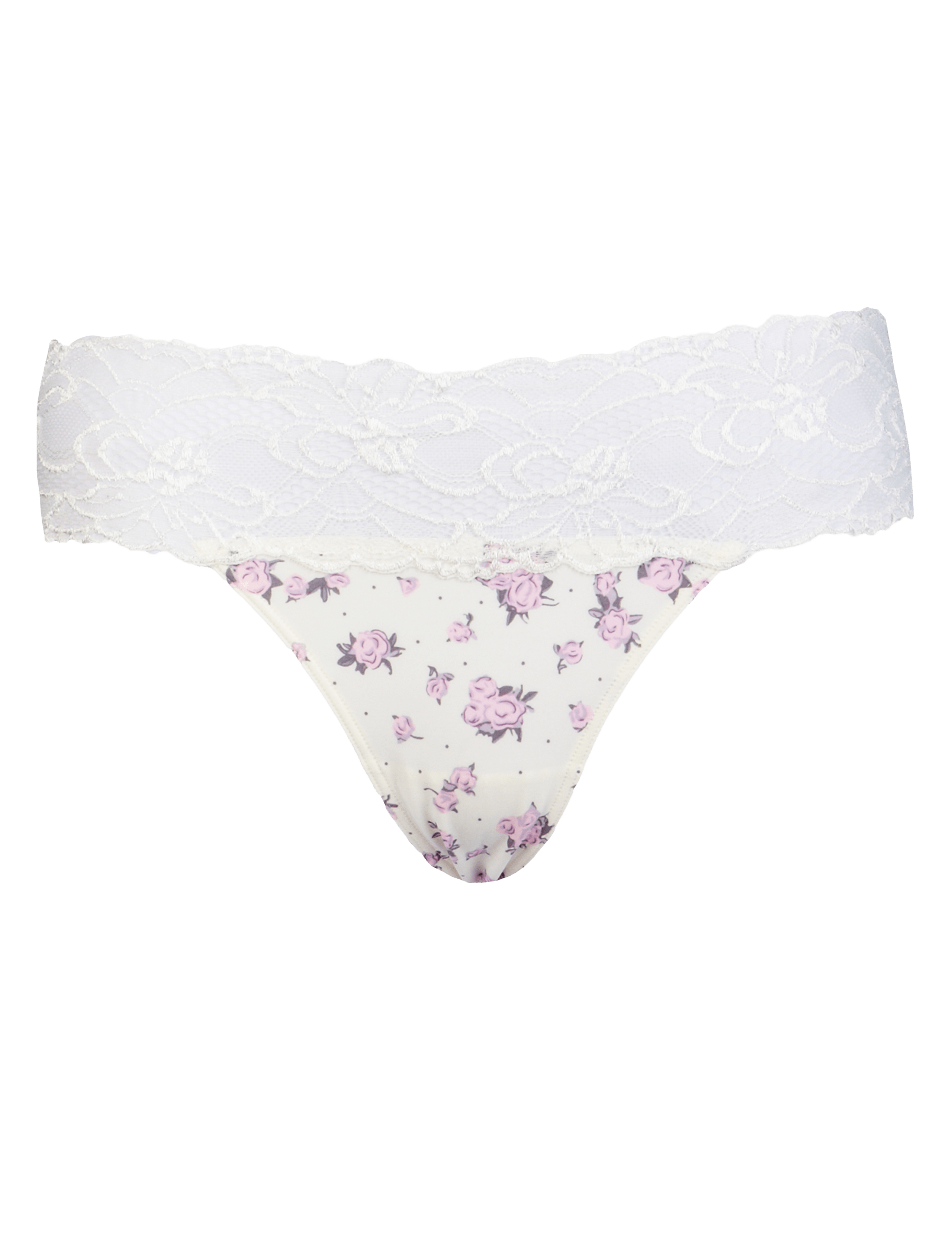 Lace  Bandeau Low Rise Thongs 2 of 4