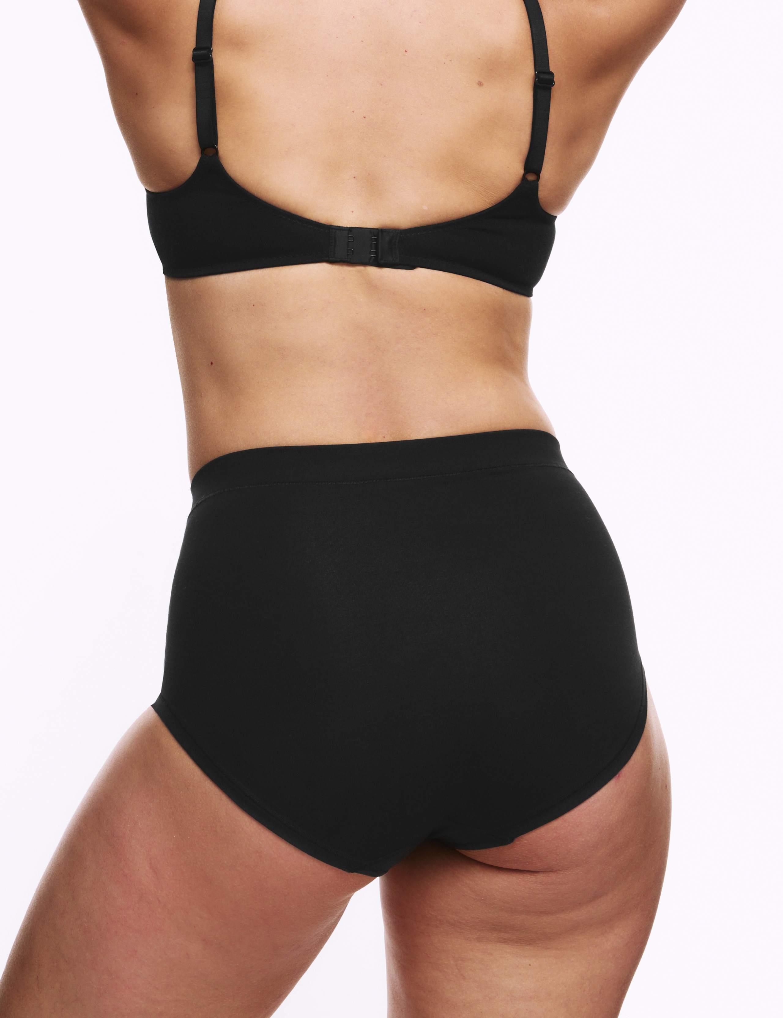 3 Pack Cotton Rich Full Brief Stoma Knickers 4 of 7