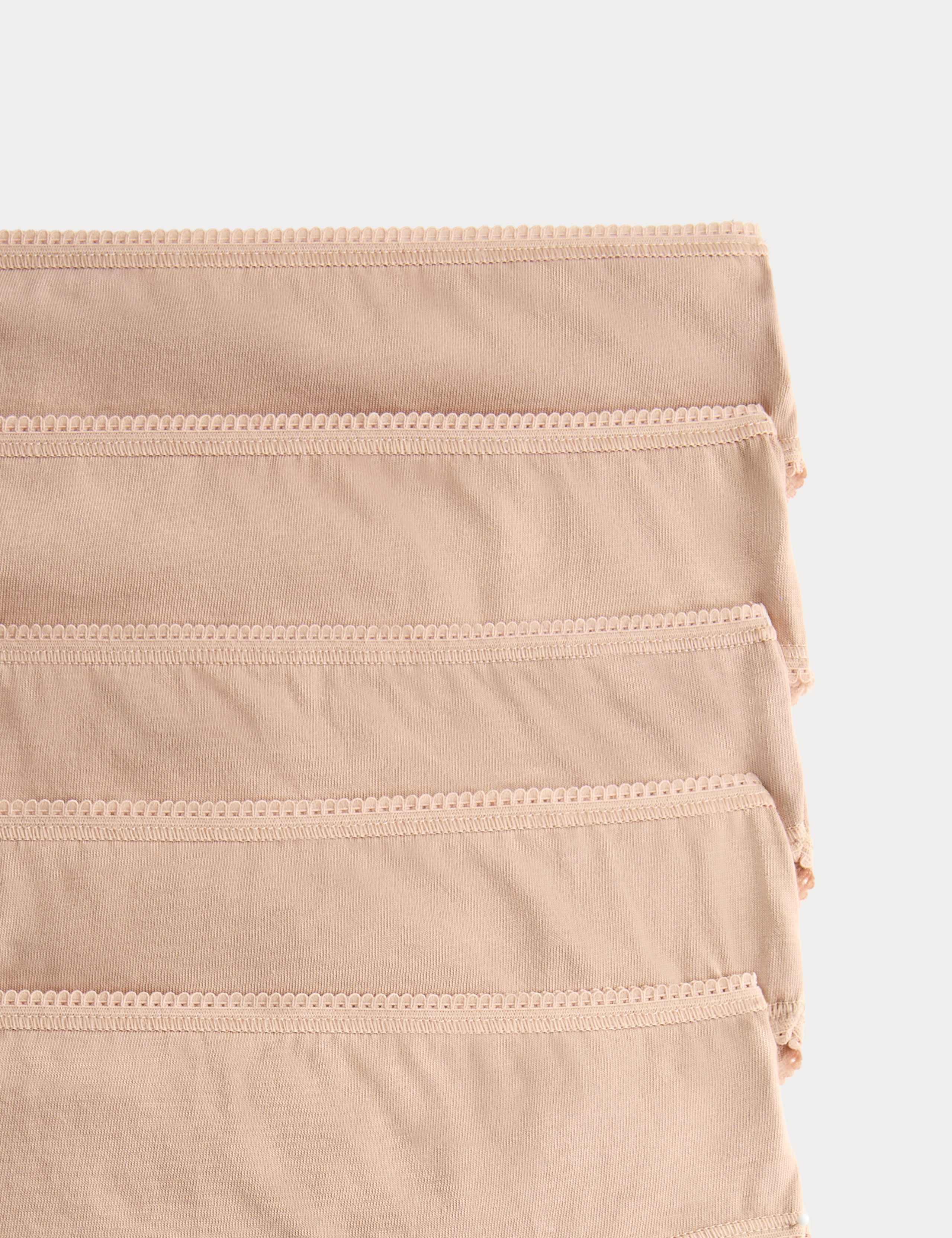 5pk Pure Cotton Bikini Knickers 4 of 4