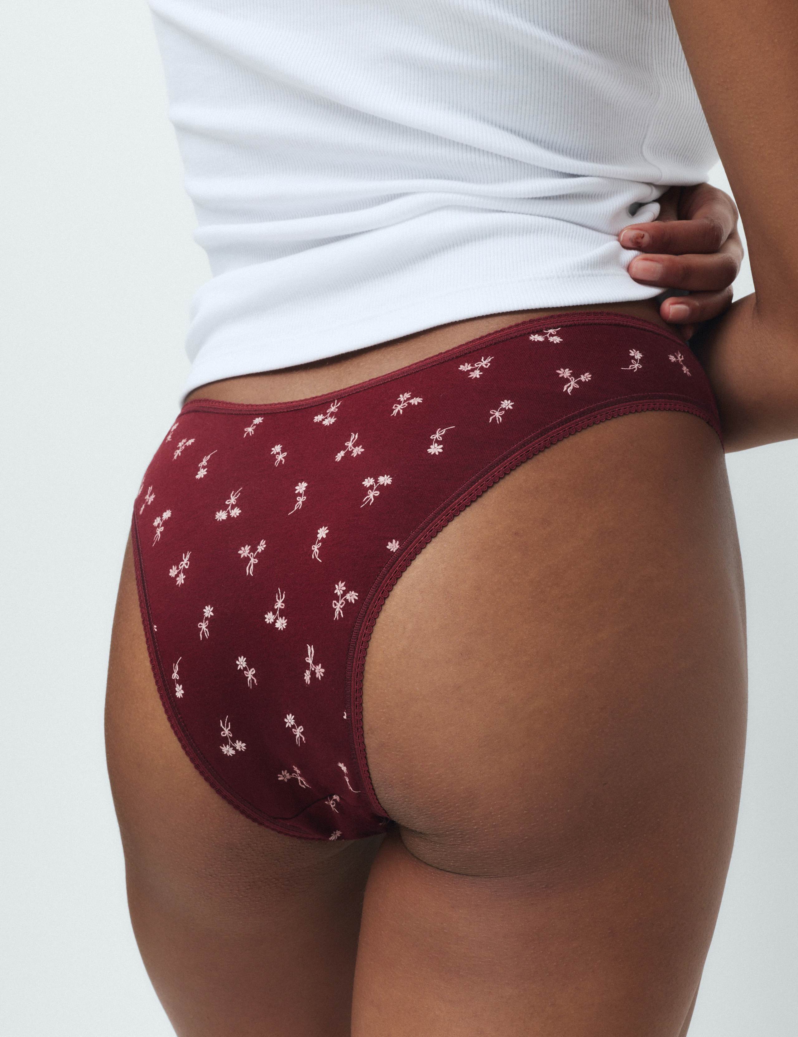 5 Pack Pure Cotton Low Rise Miami Knickers 4 of 4