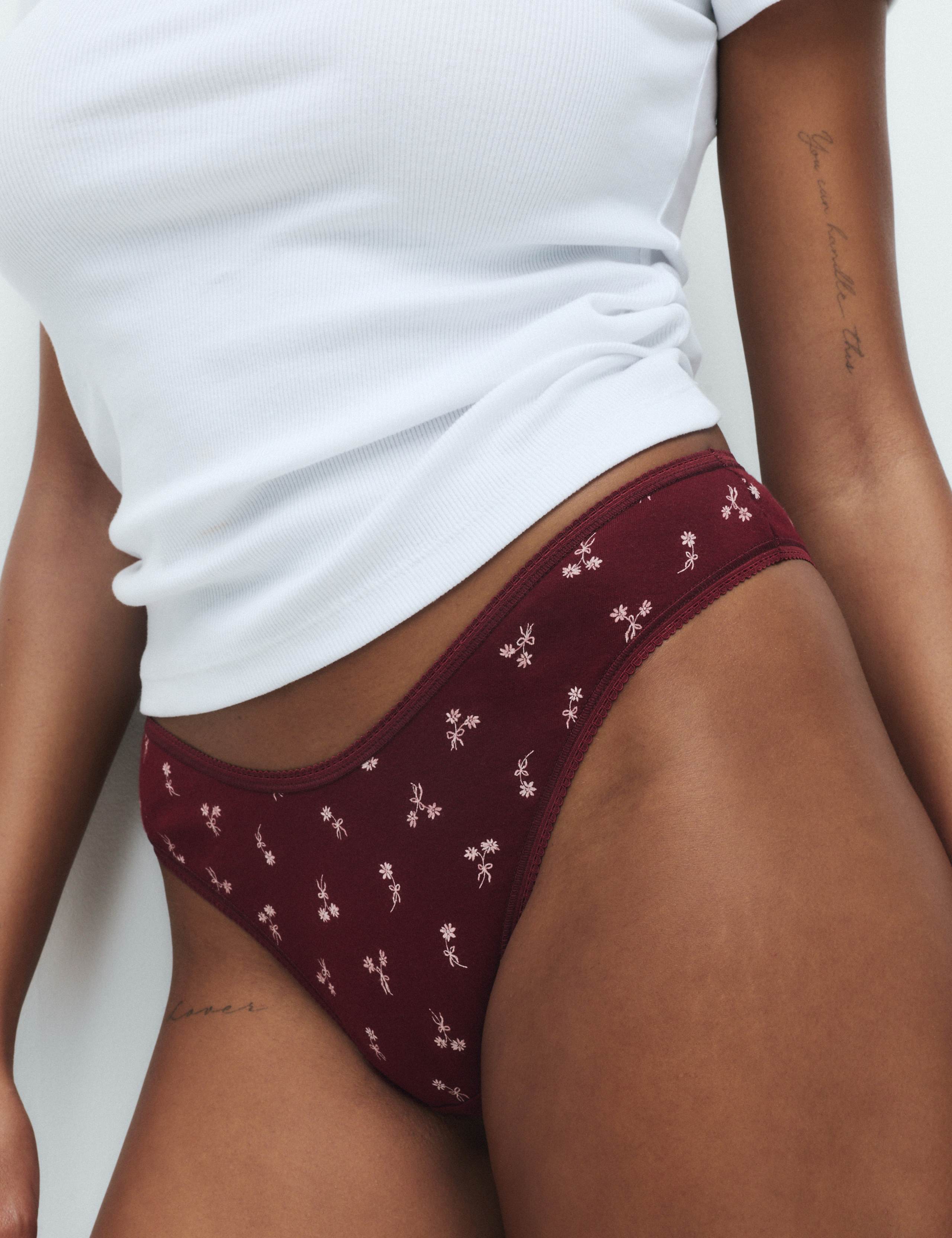 5 Pack Pure Cotton Low Rise Miami Knickers 2 of 4