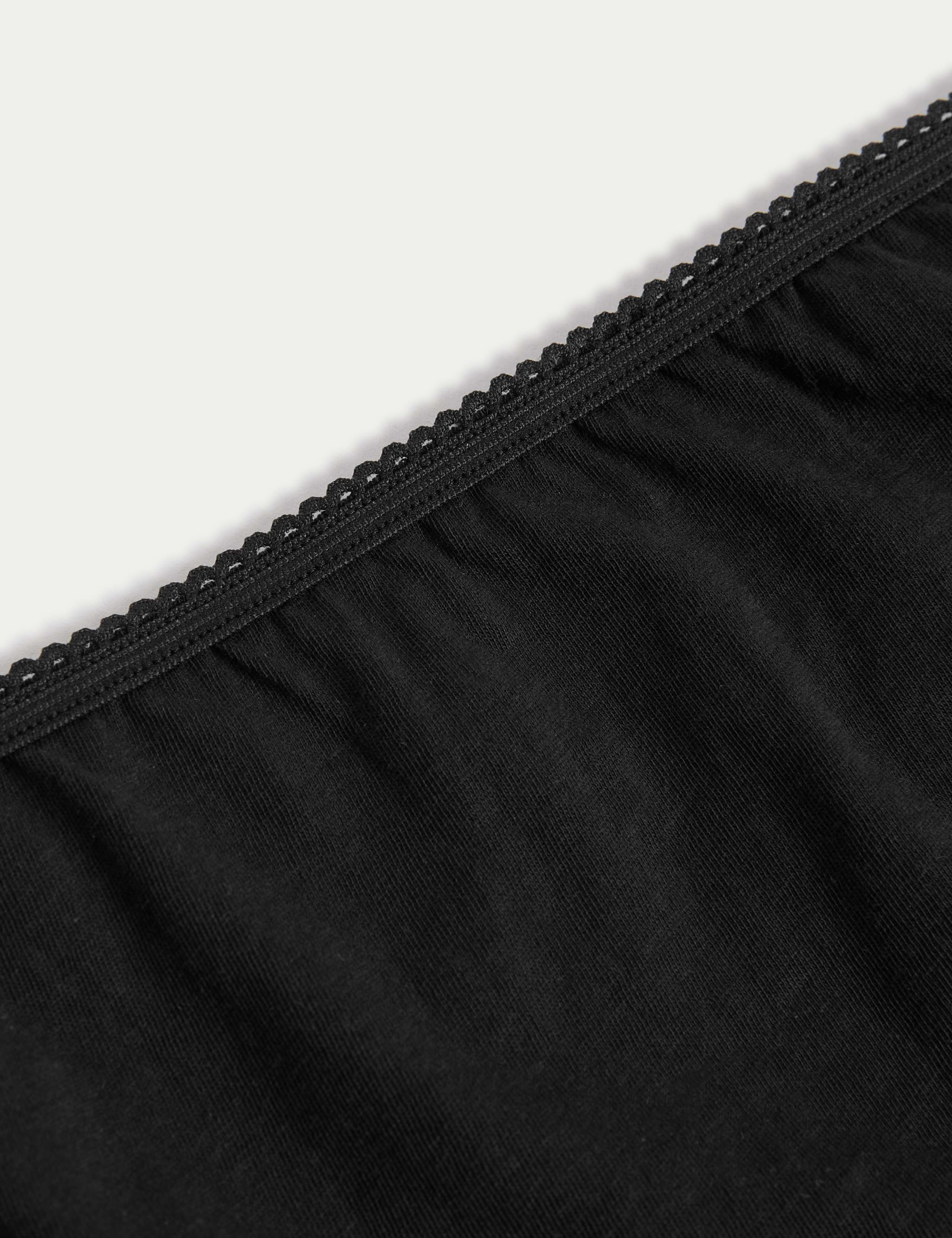 5pk Pure Cotton High Leg Knickers 5 of 5
