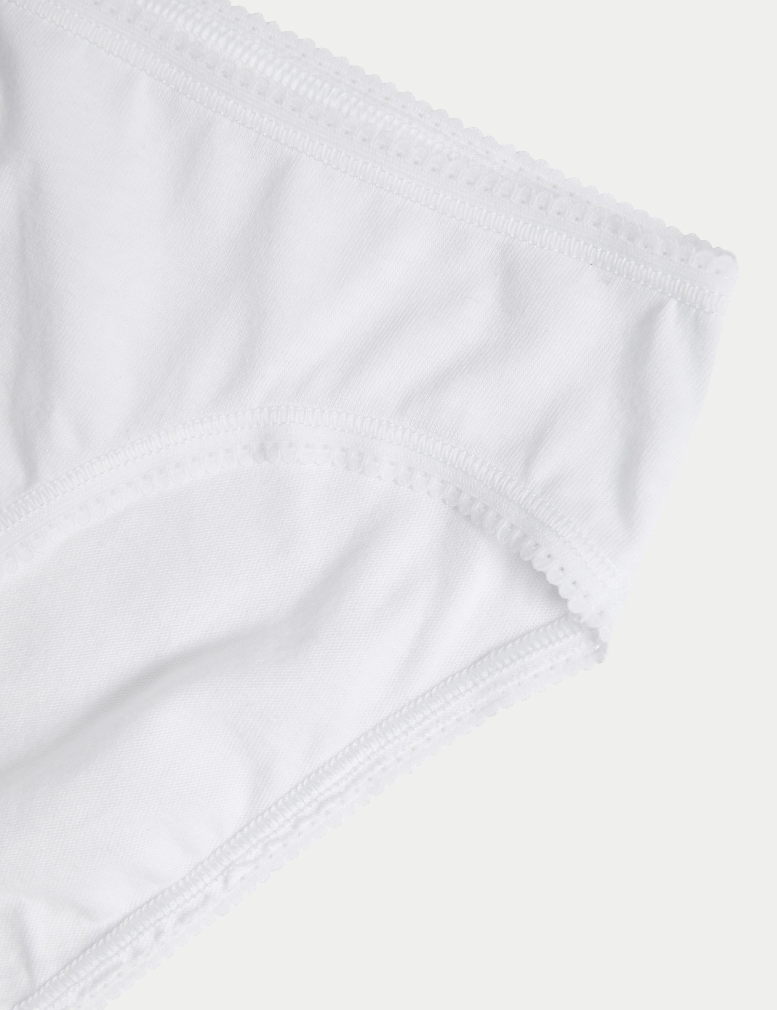 5pk Pure Cotton High Leg Knickers 6 of 6