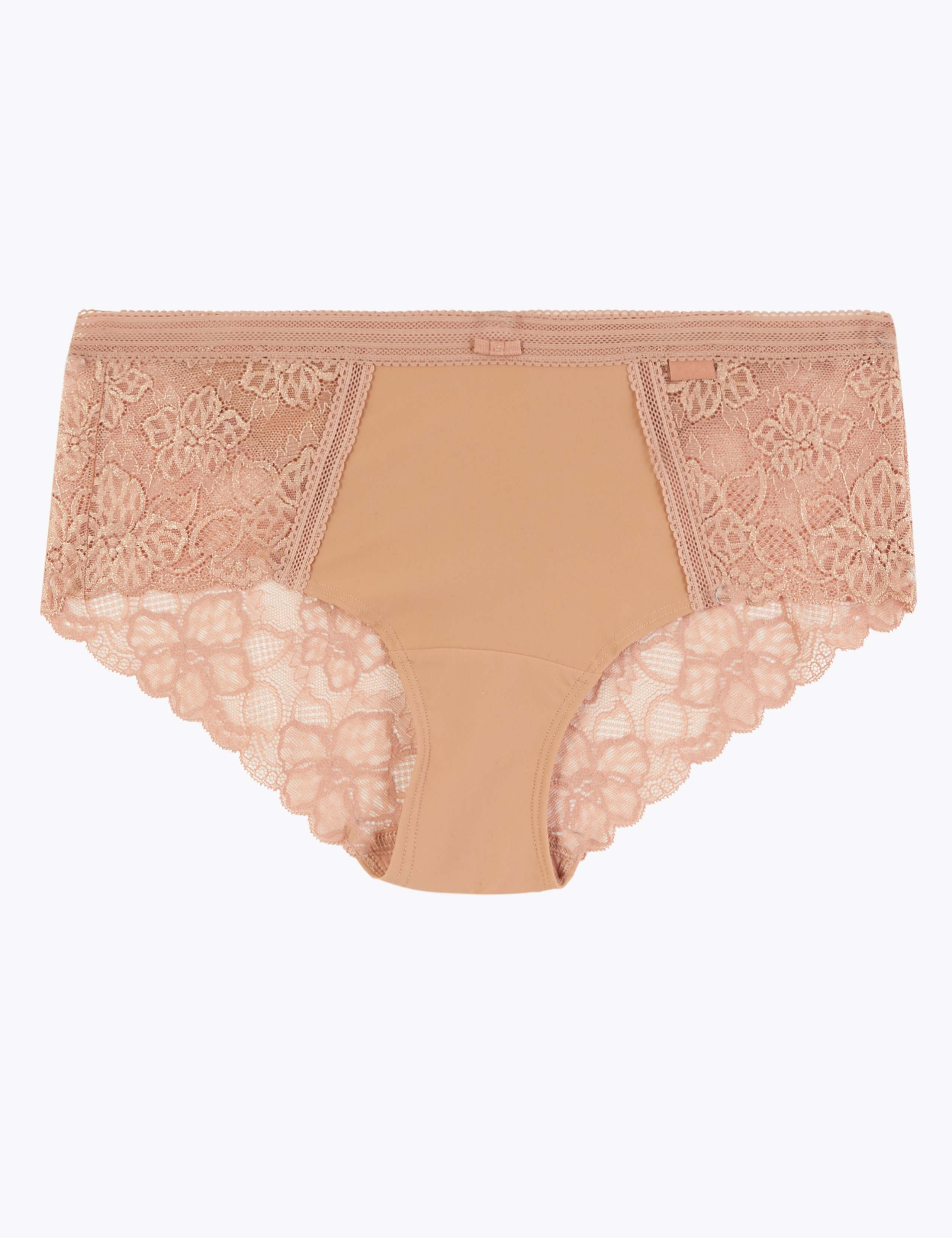 Body™ No VPL Low Rise Sparkle Lace Shorts 1 of 2