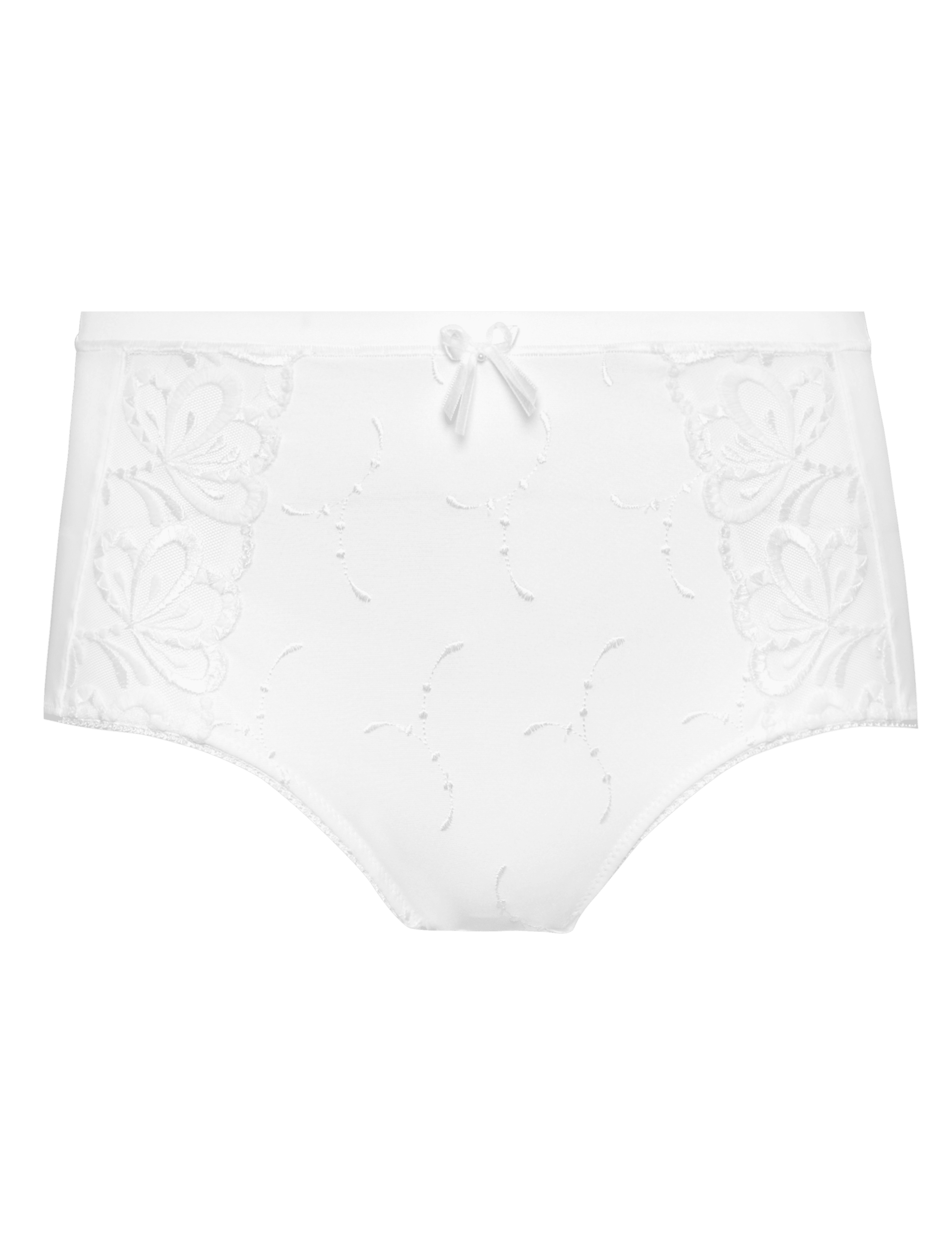 Flatter-Me™ High Rise Orchid Embroidered Shorts 2 of 4