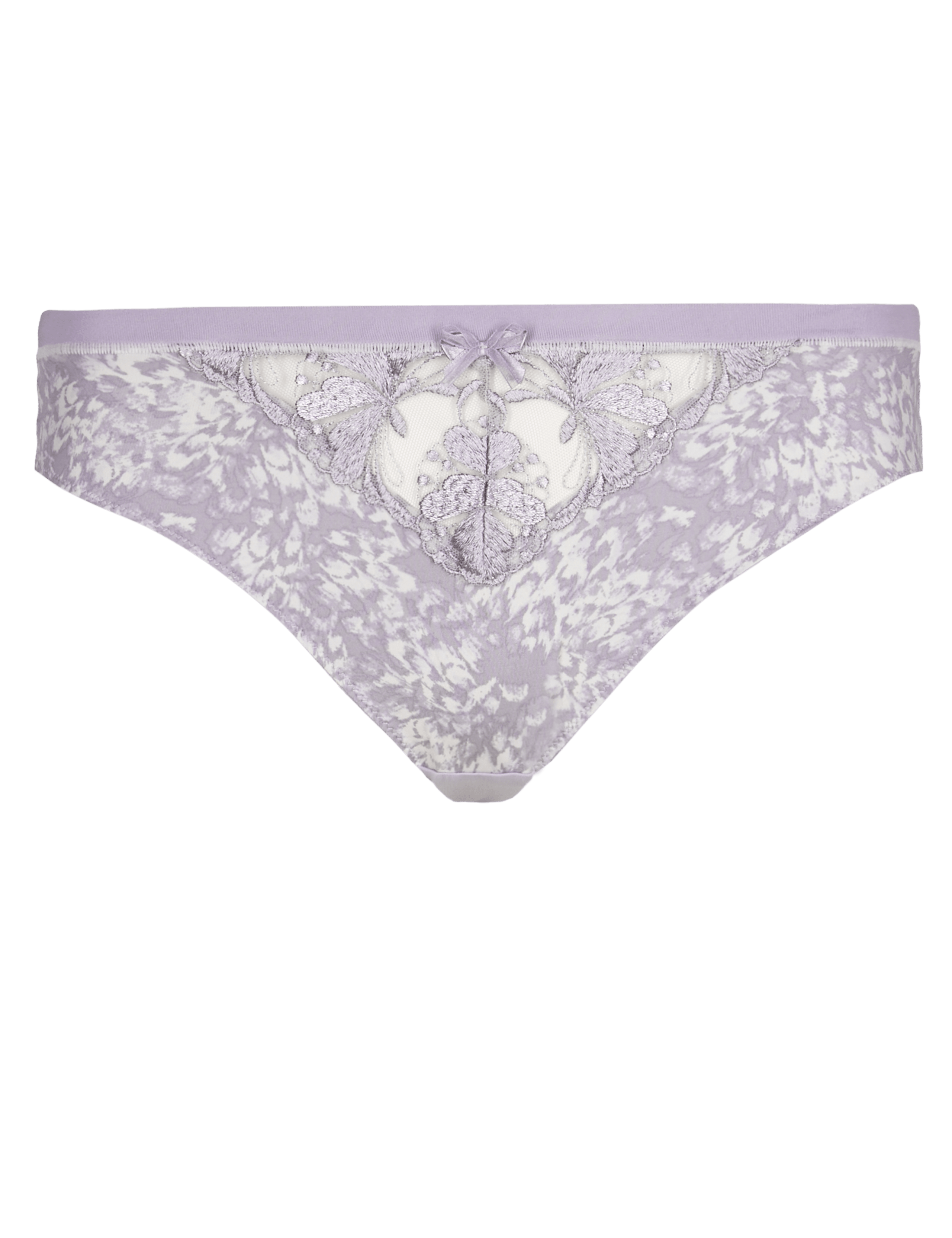 Embroidered High Leg Knickers with Cool Comfort™ Technology 2 of 3