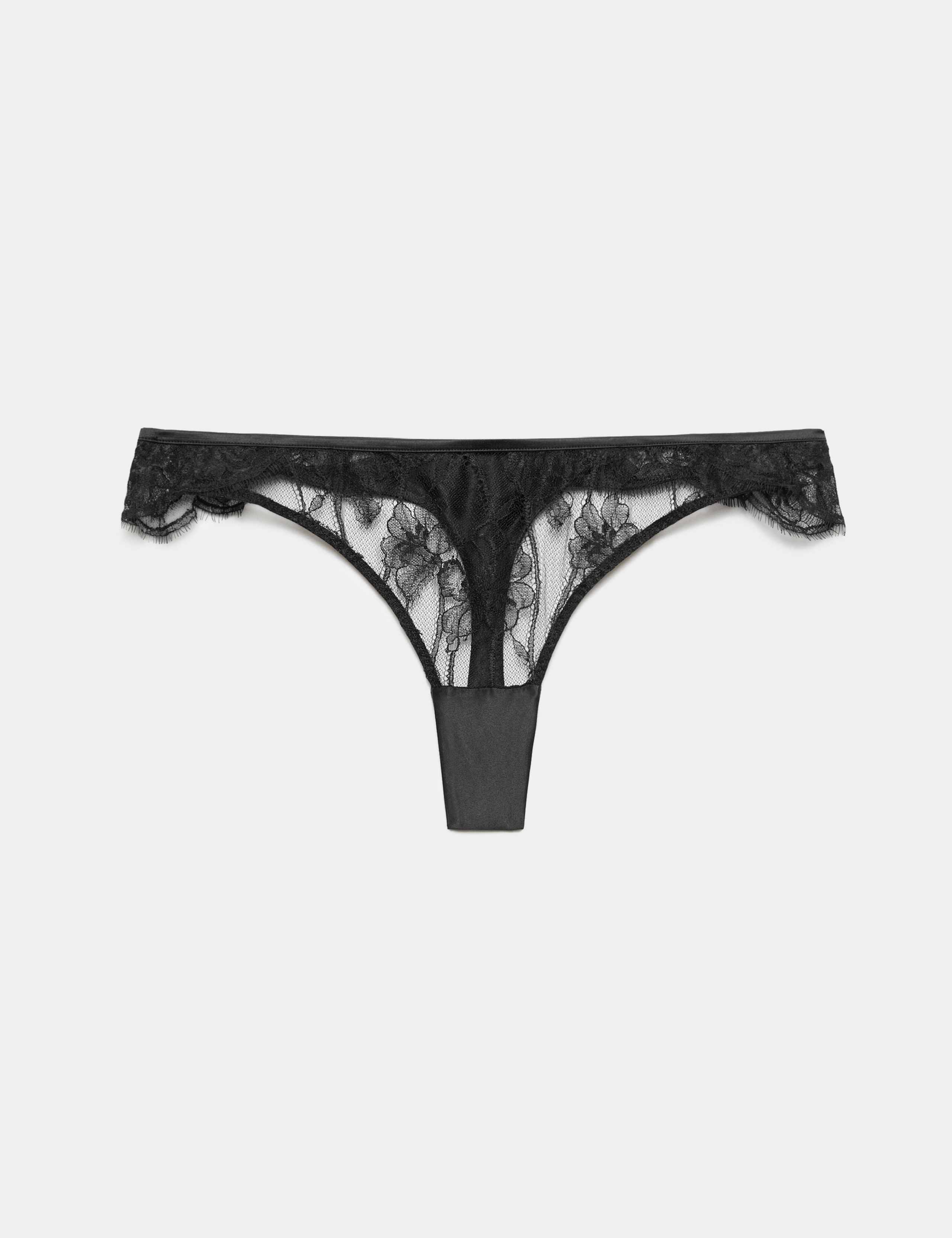 Belle Lace Thong 2 of 5