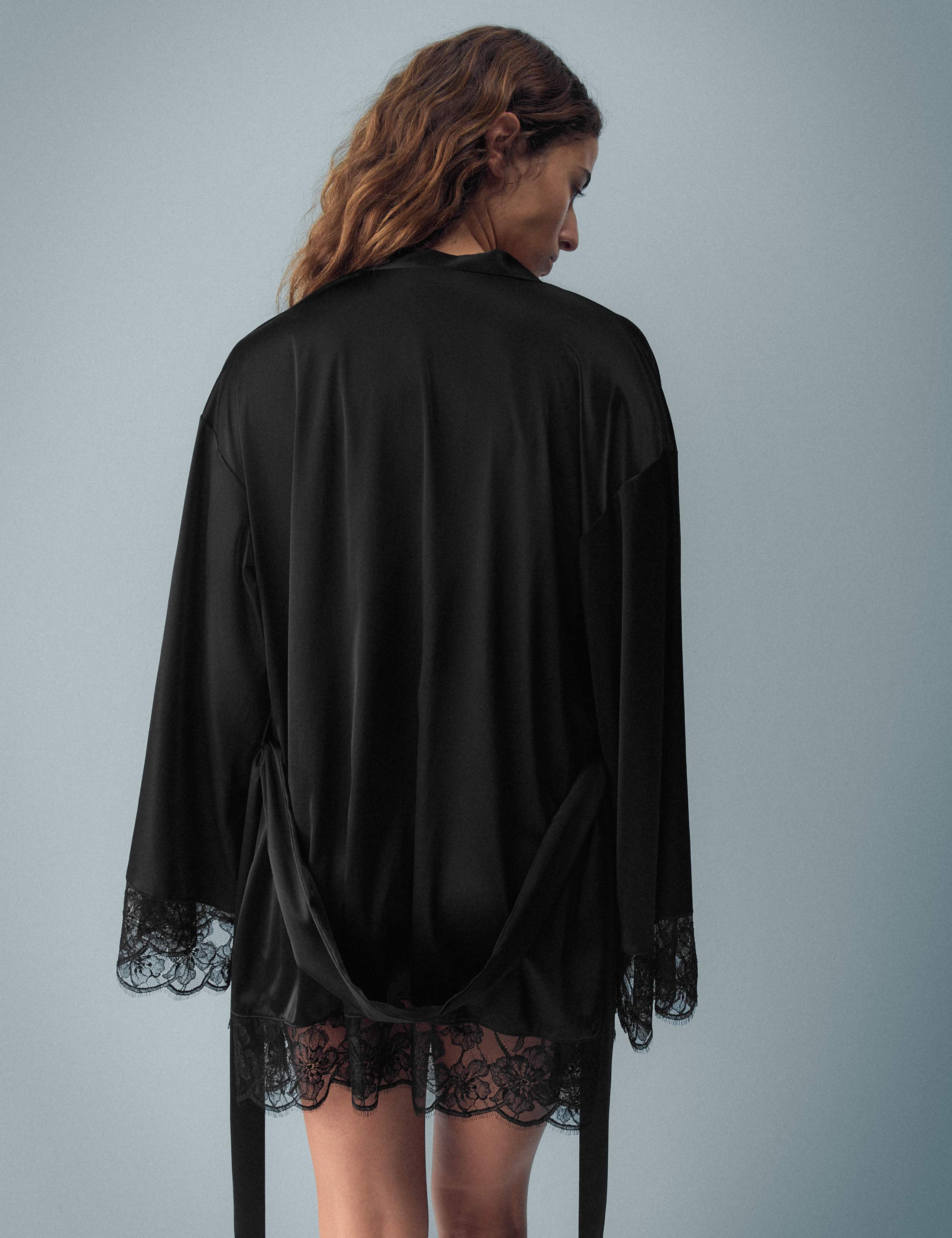 Belle Satin Wrap 5 of 6
