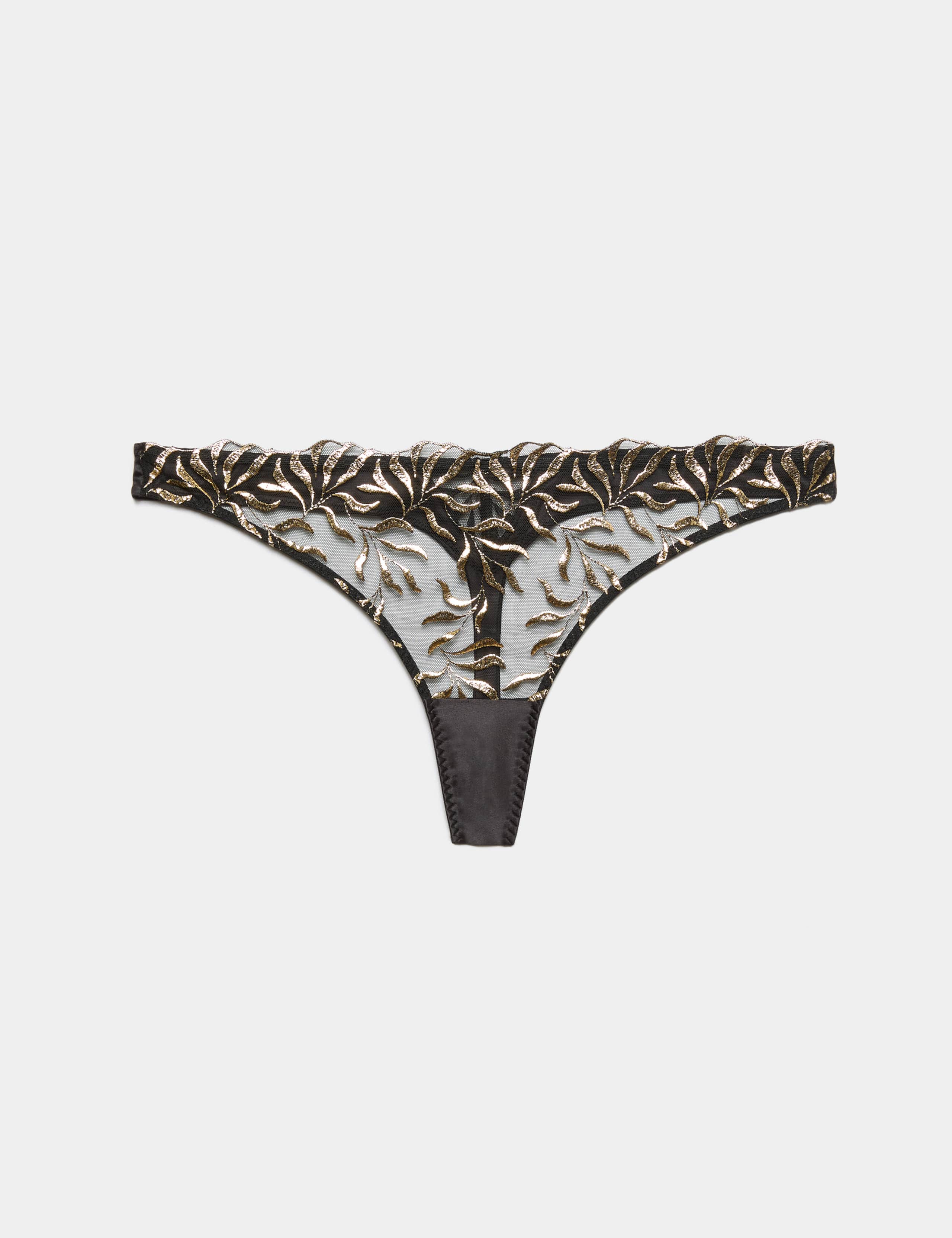 Enigma Embroidery Thong 2 of 5