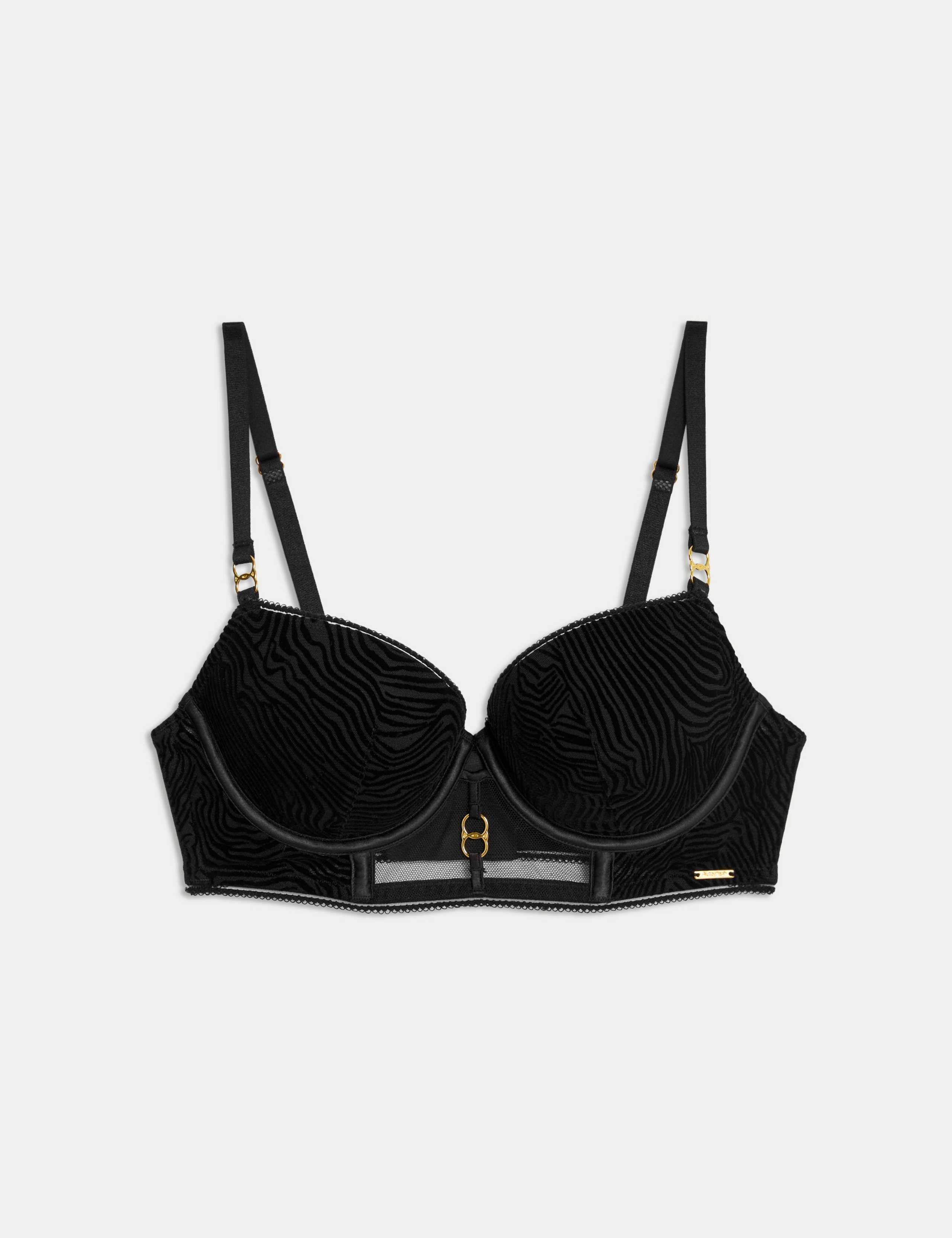 Oslo Wired Longline Balcony Bra (A-E) 2 of 7