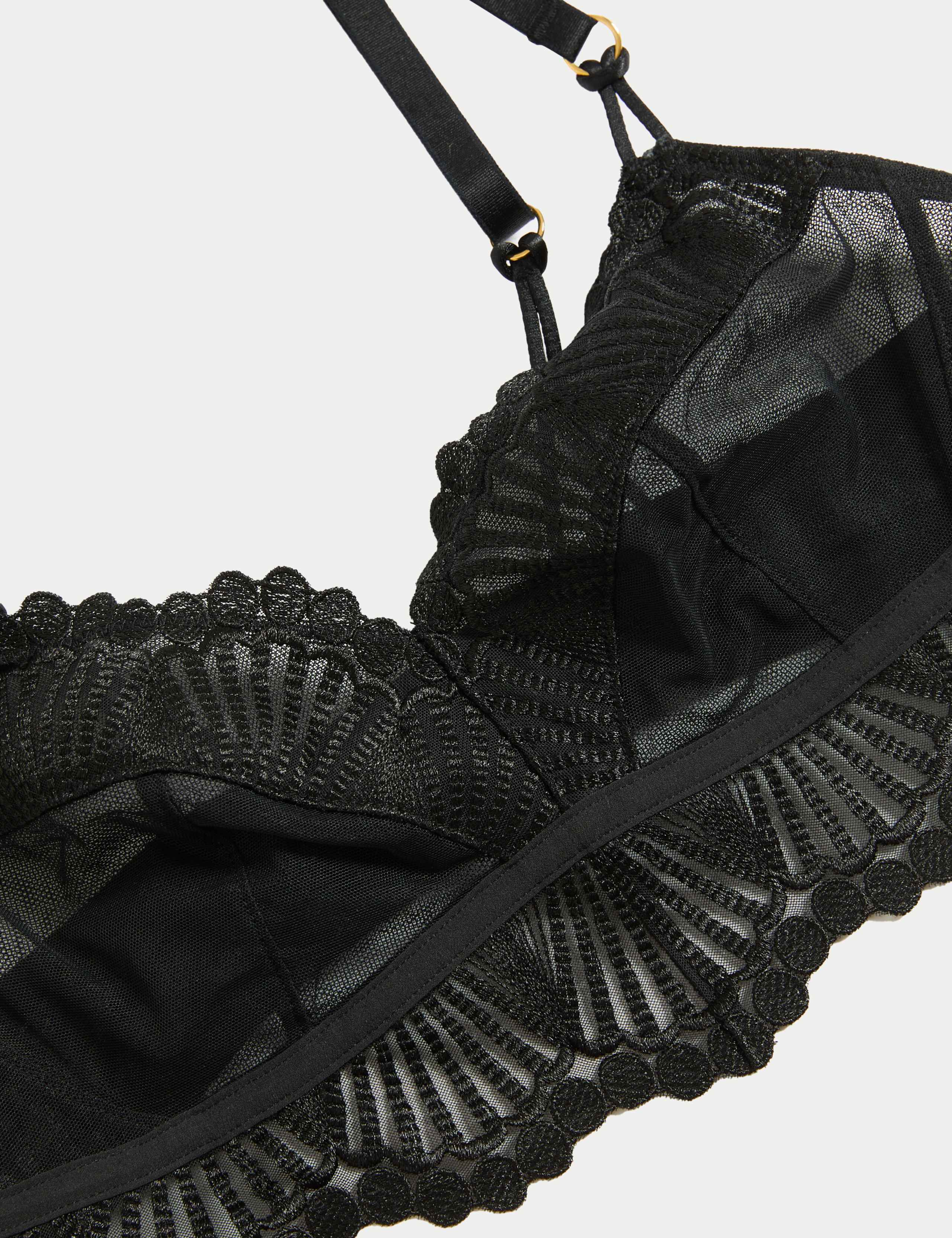 Leon Embroidery Non Wired Bralette (A-E) 6 of 7
