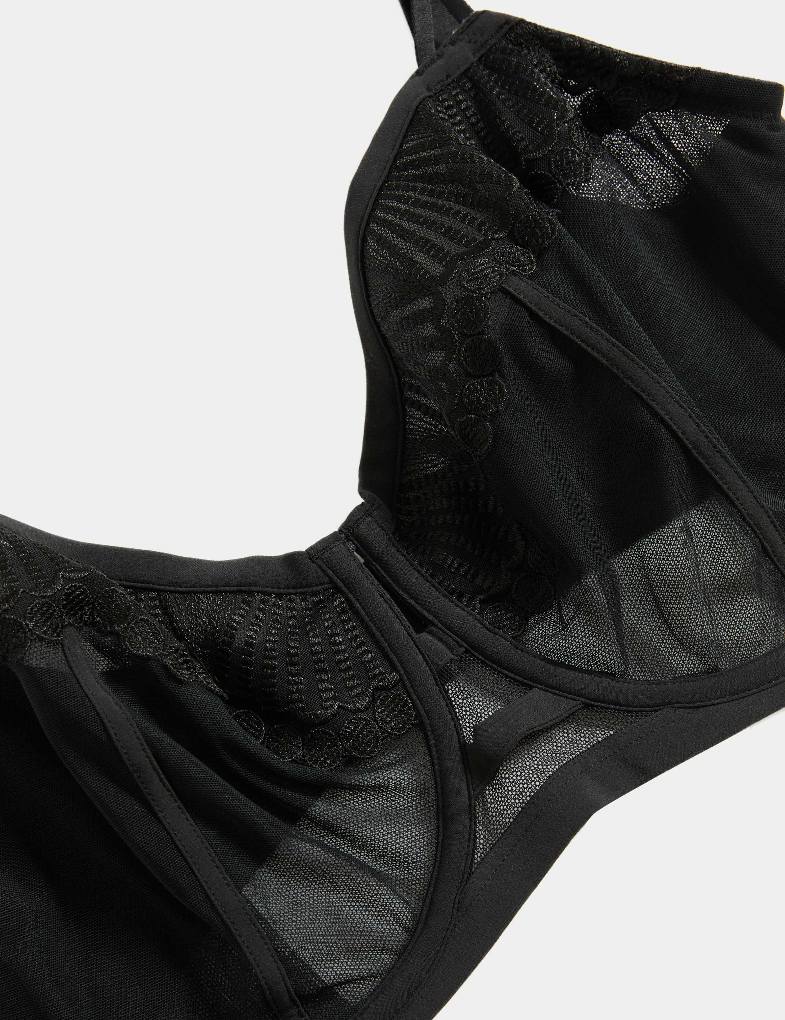 Leon Embroidery Wired Minimiser Bra C-G 7 of 8