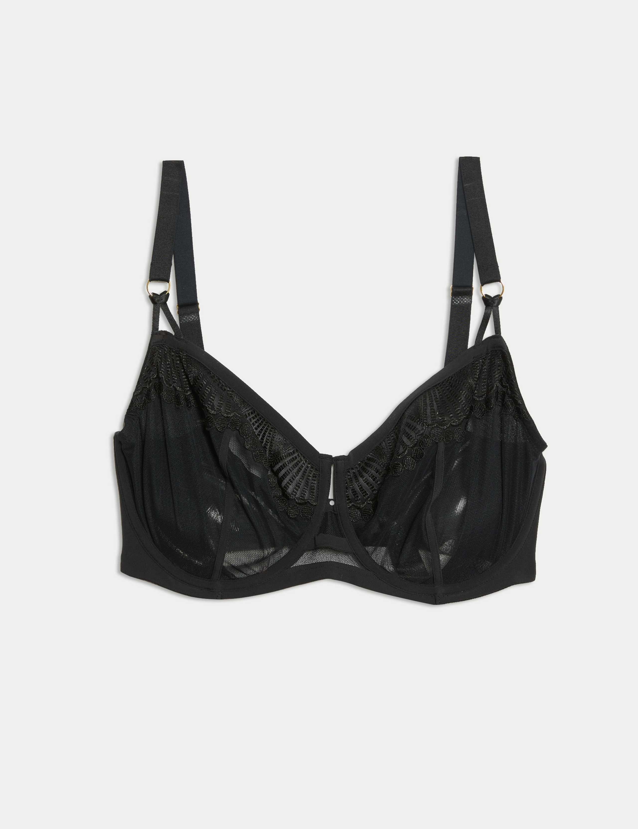 Leon Embroidery Wired Minimiser Bra C-G 2 of 8