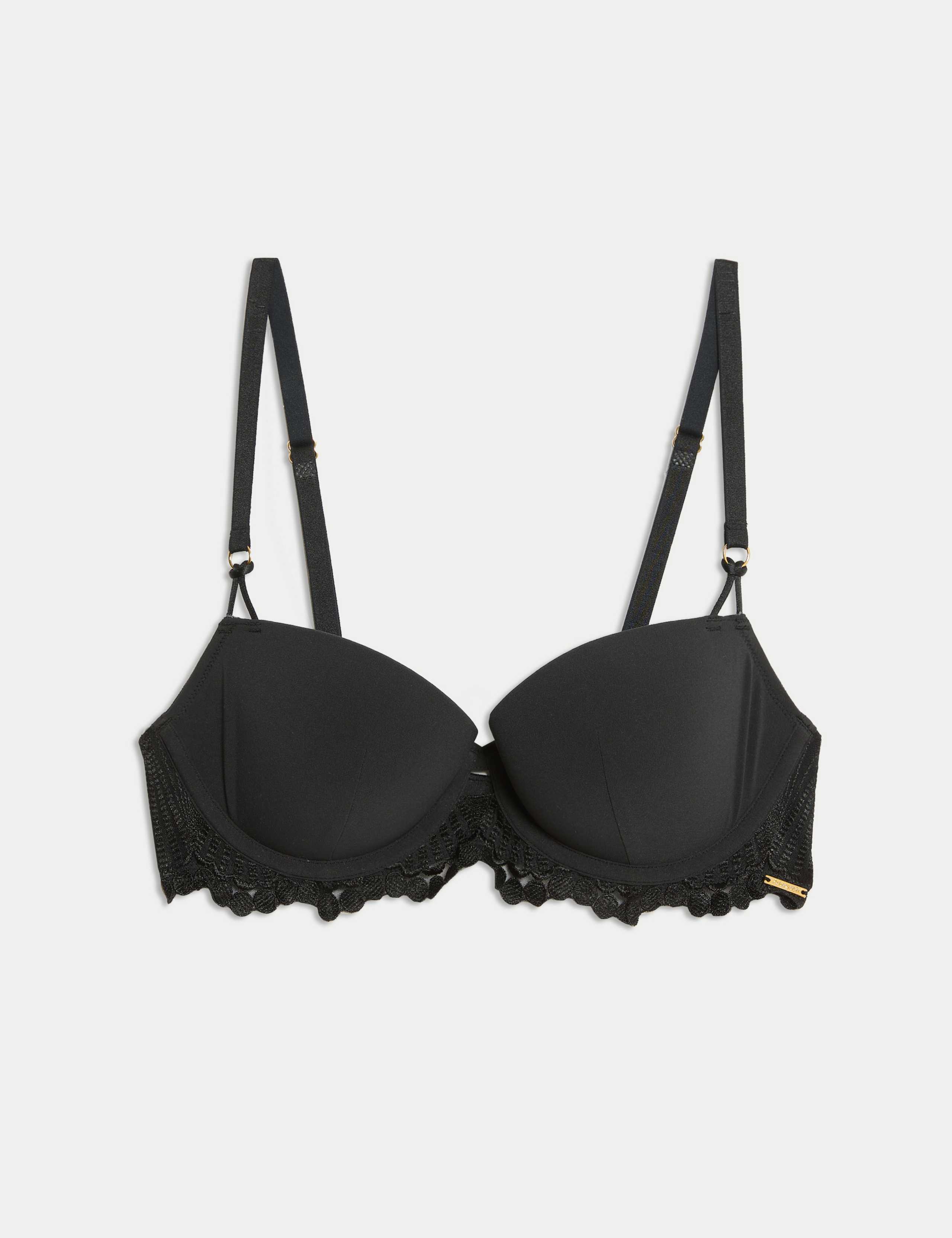 Leon Embroidery Wired Balcony Bra A-E 2 of 8