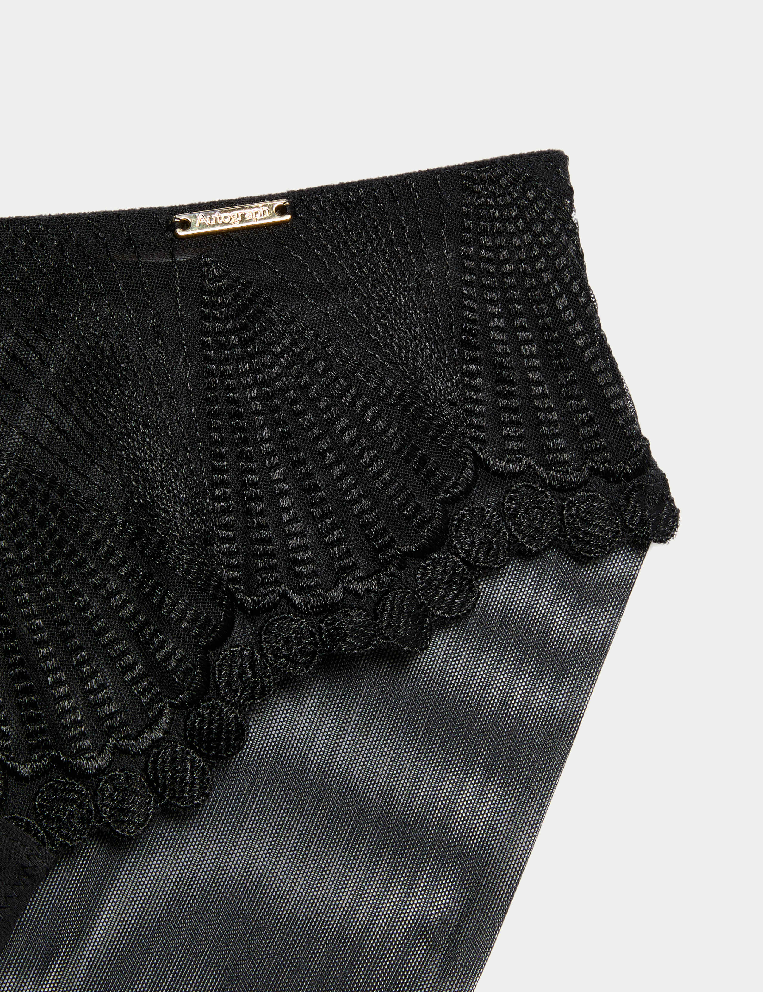 Leon Embroidery High Waisted High Leg Knickers 5 of 5