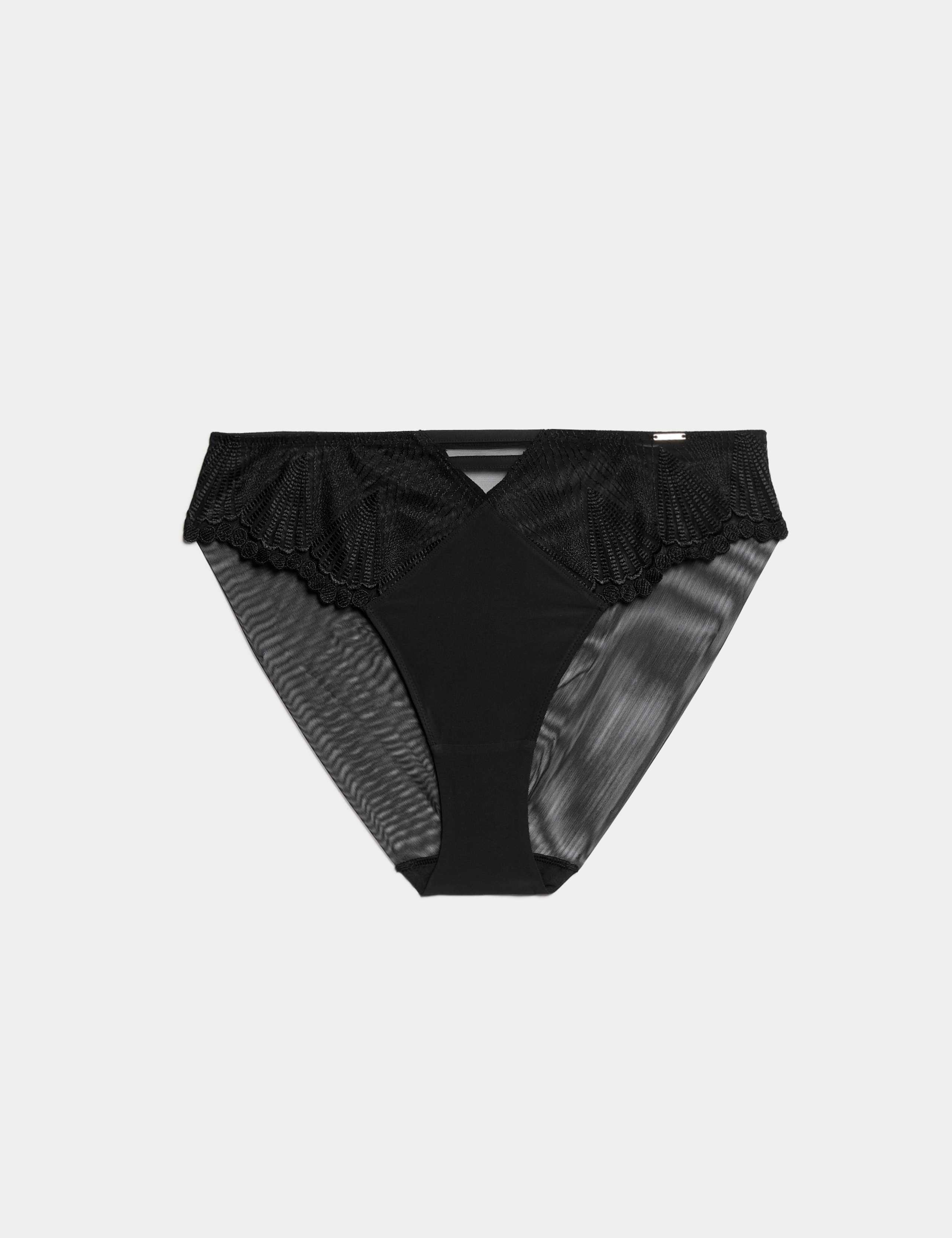 Leon Embroidery High Waisted High Leg Knickers 2 of 5