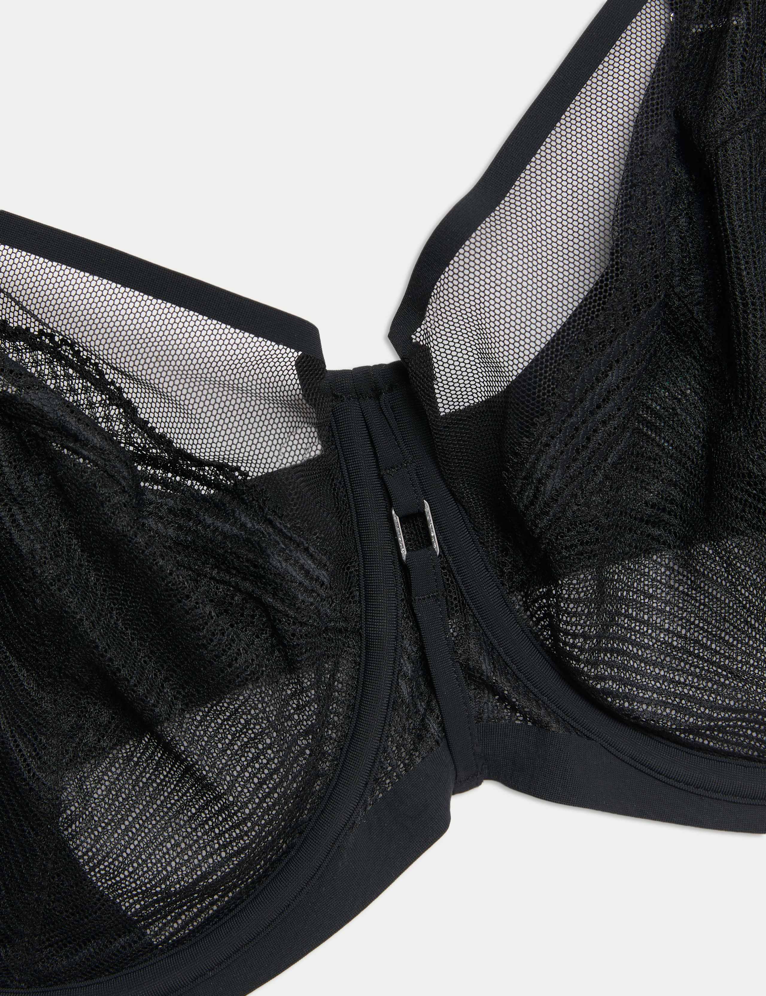 Kyoto Lace Wired Minimiser Bra (C-G) 6 of 7