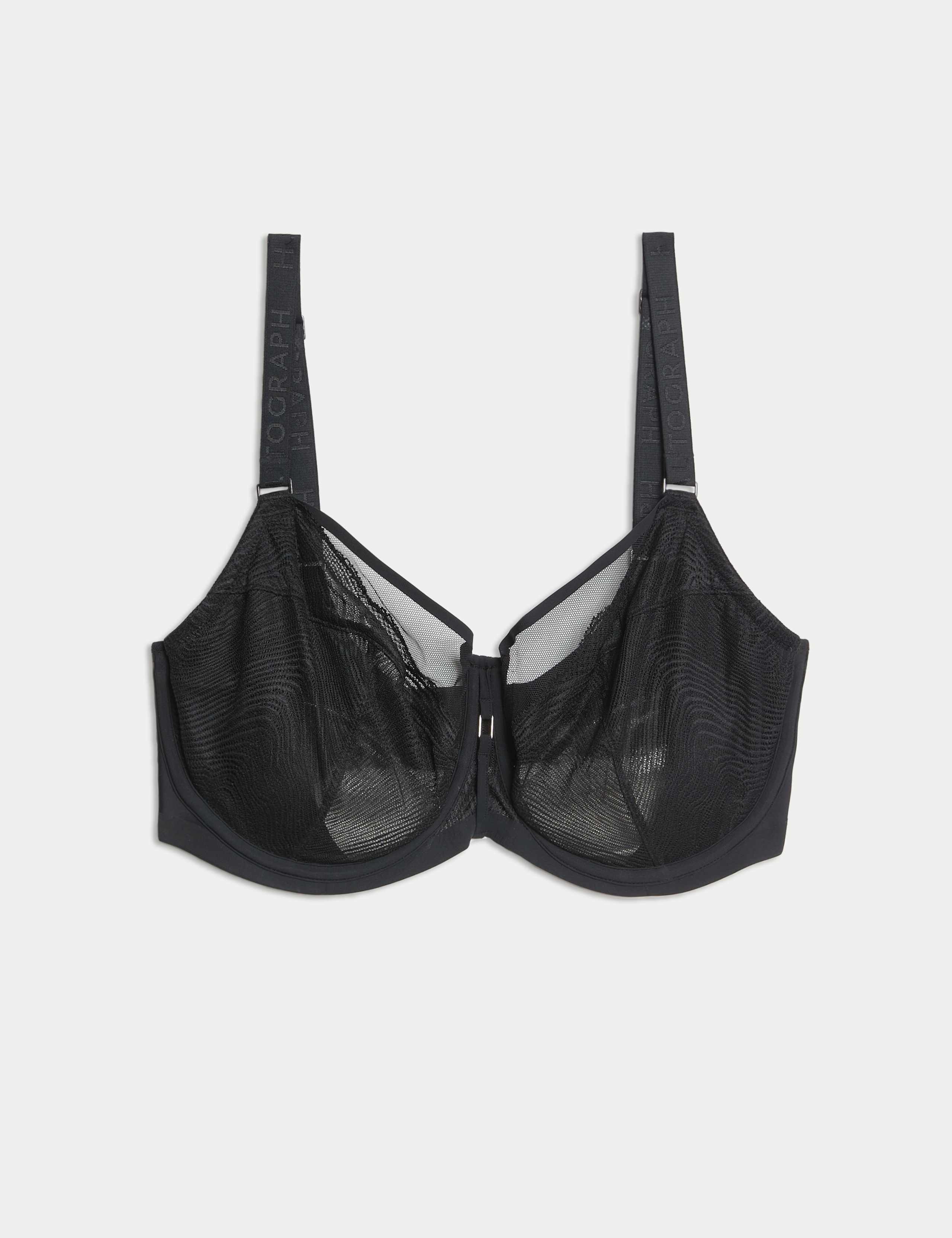 Kyoto Lace Wired Minimiser Bra (C-G) | Autograph | M&S