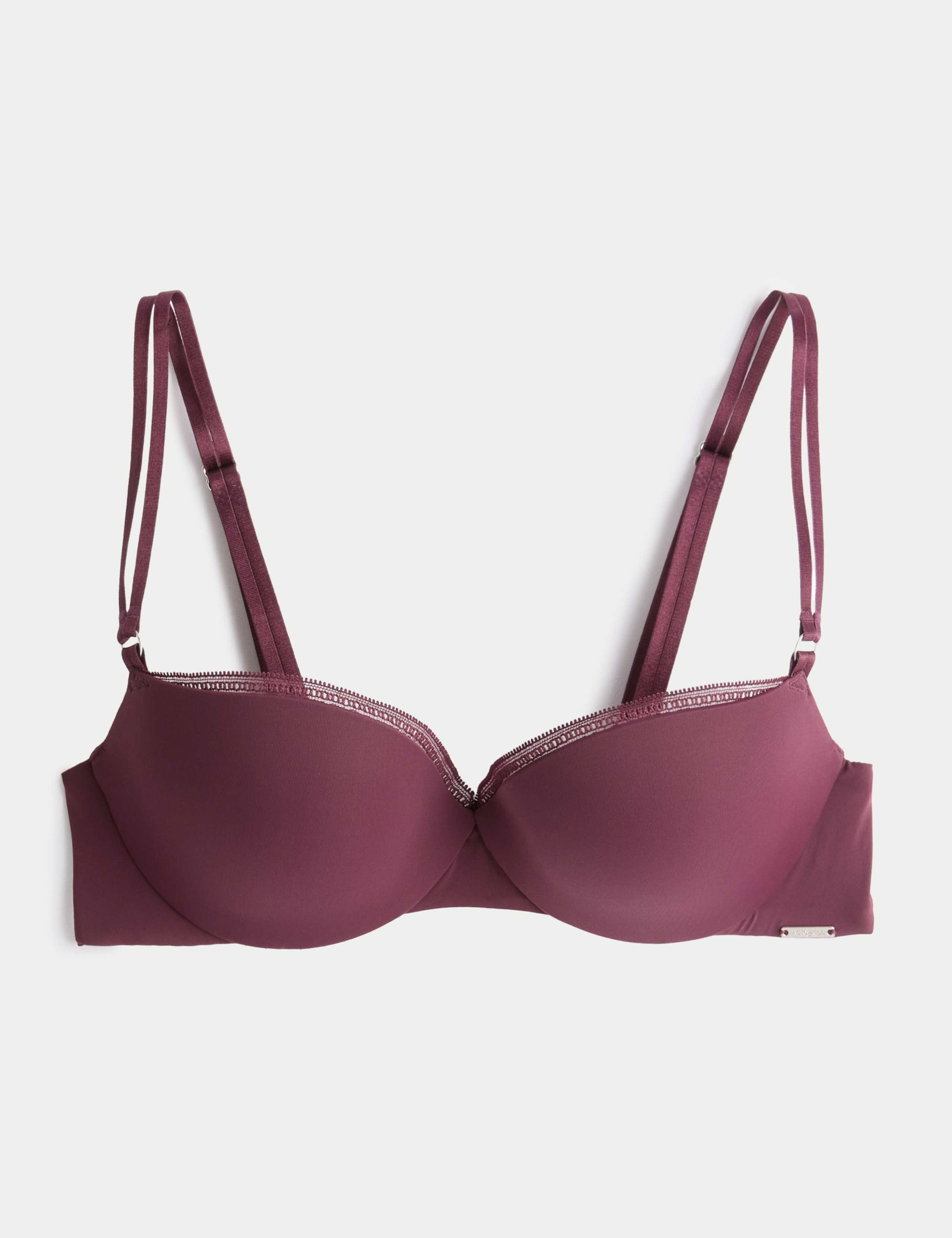 Boston Microfibre Wired Push Up Balcony Bra 2 of 6