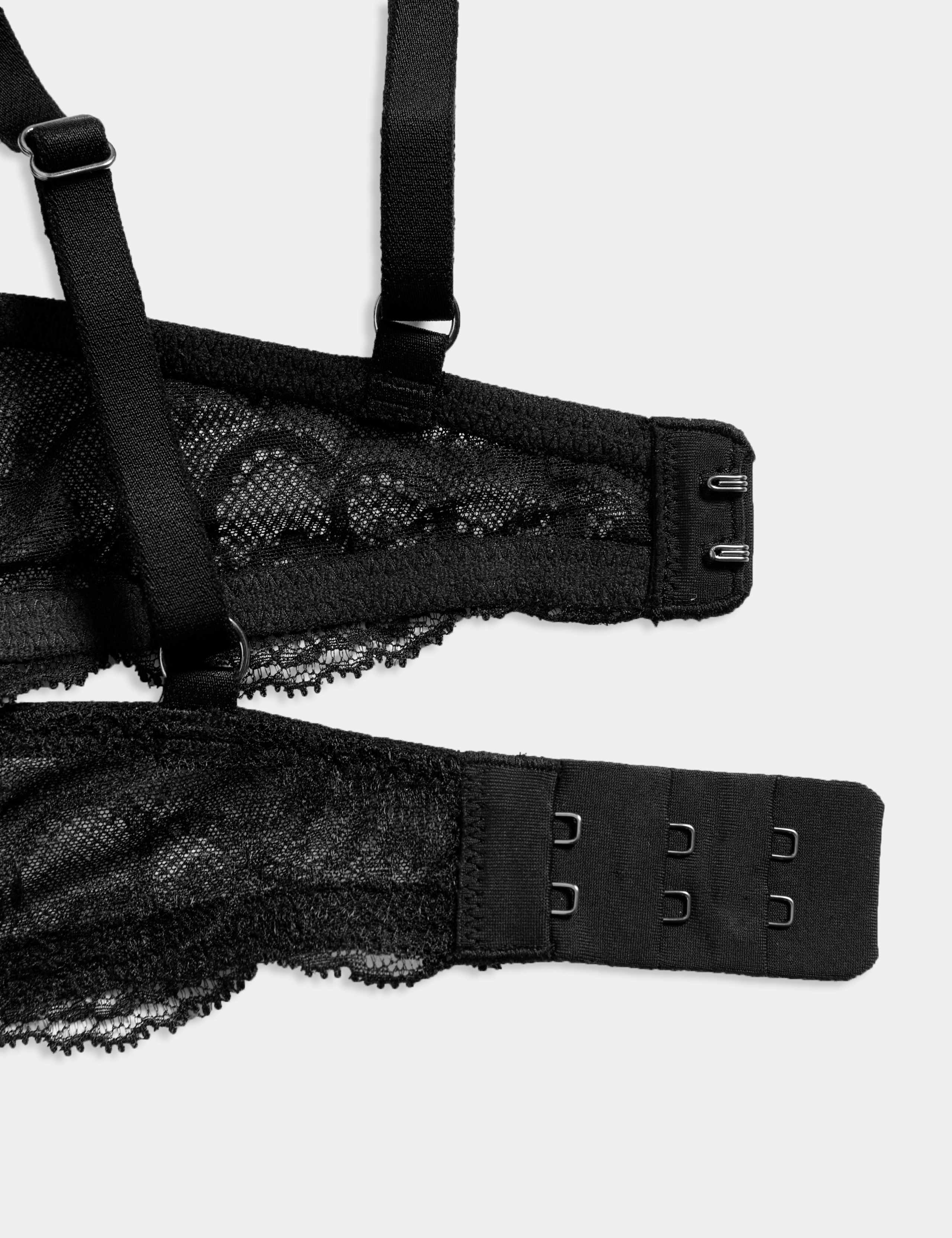 Murcia Sheer & Lace Wired Demi Cup Bra A-E 7 of 7