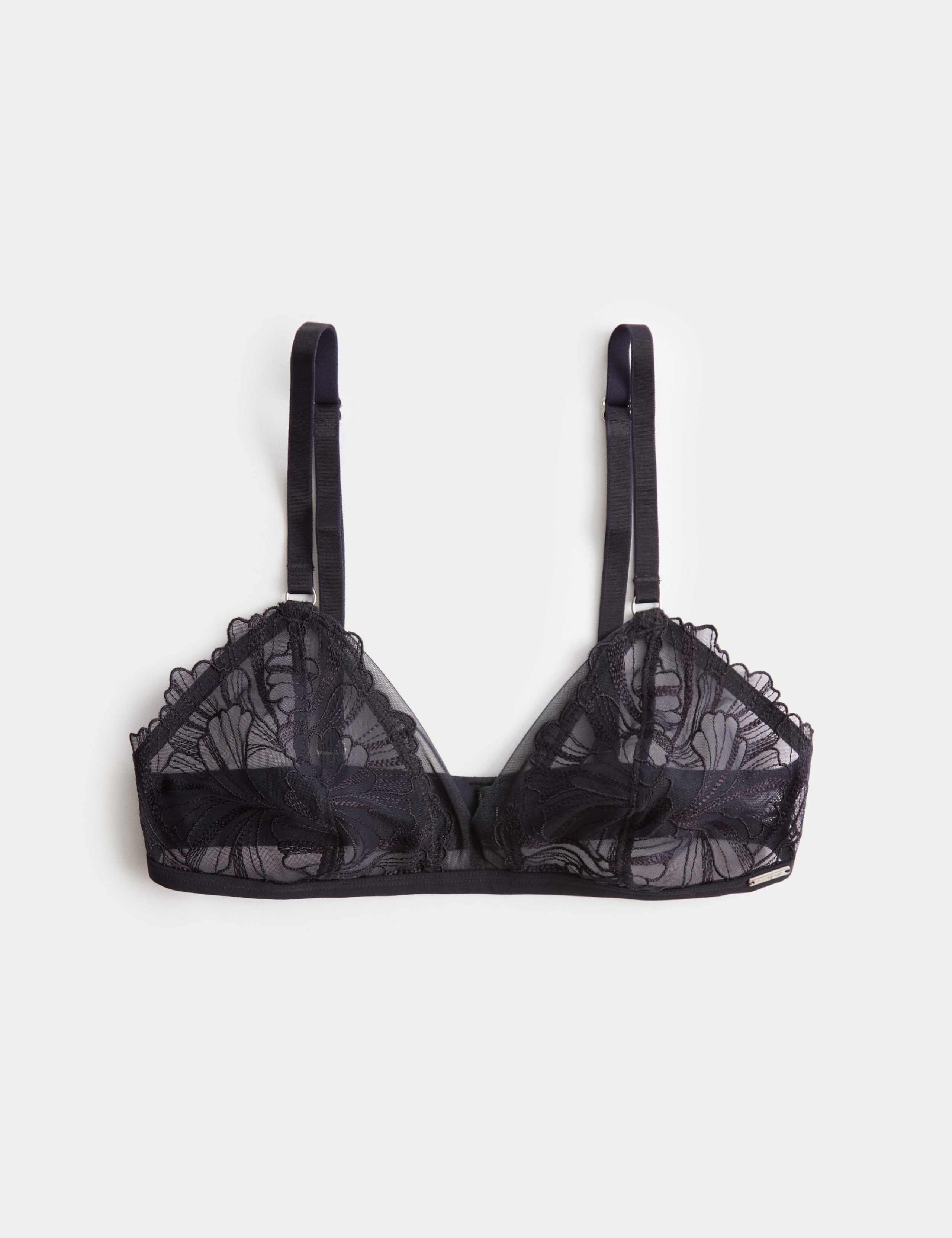 Monaco Embroidery Non Wired Bralette 2 of 8