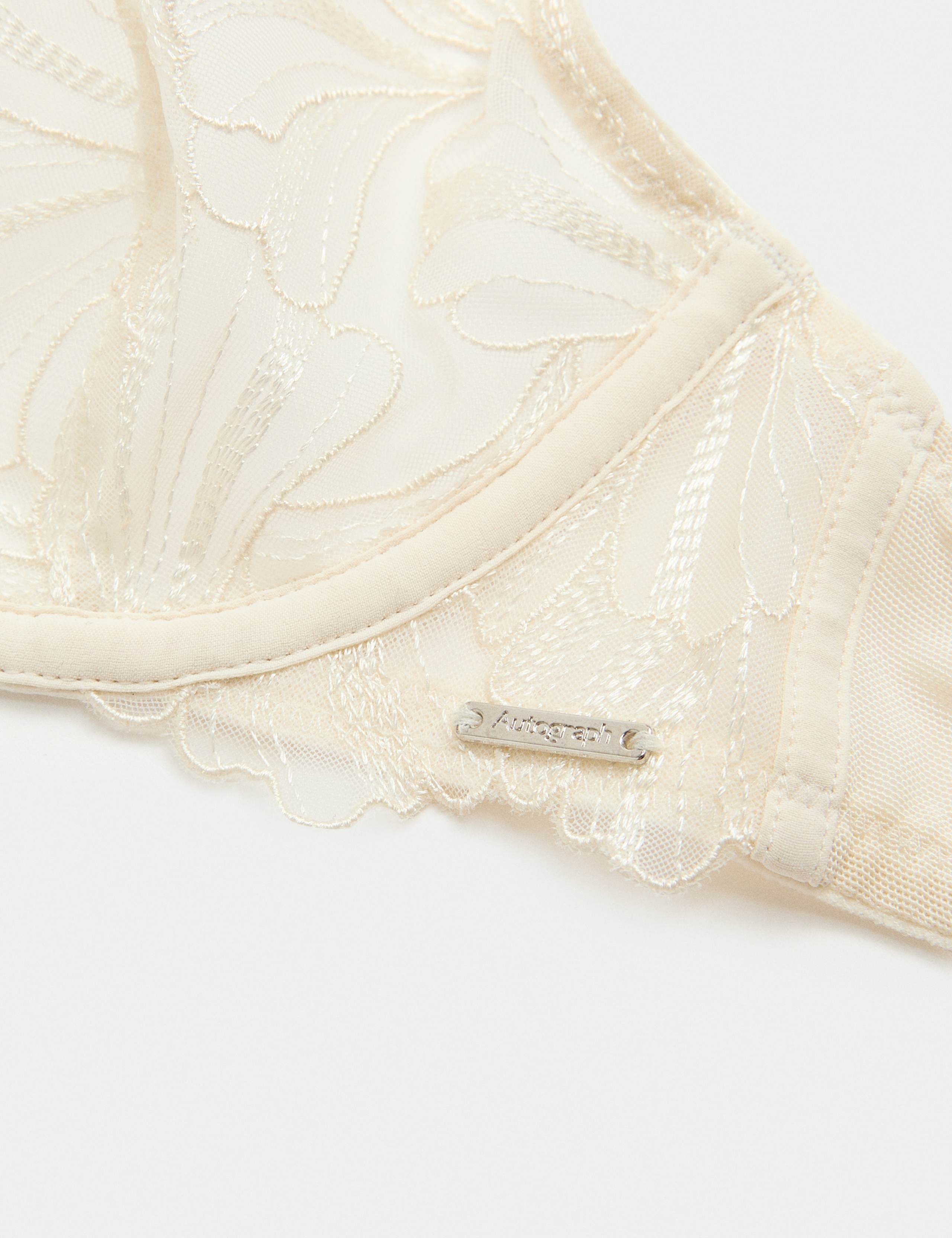 Monaco Embroidery Wired Plunge Bra (A-E) 6 of 7