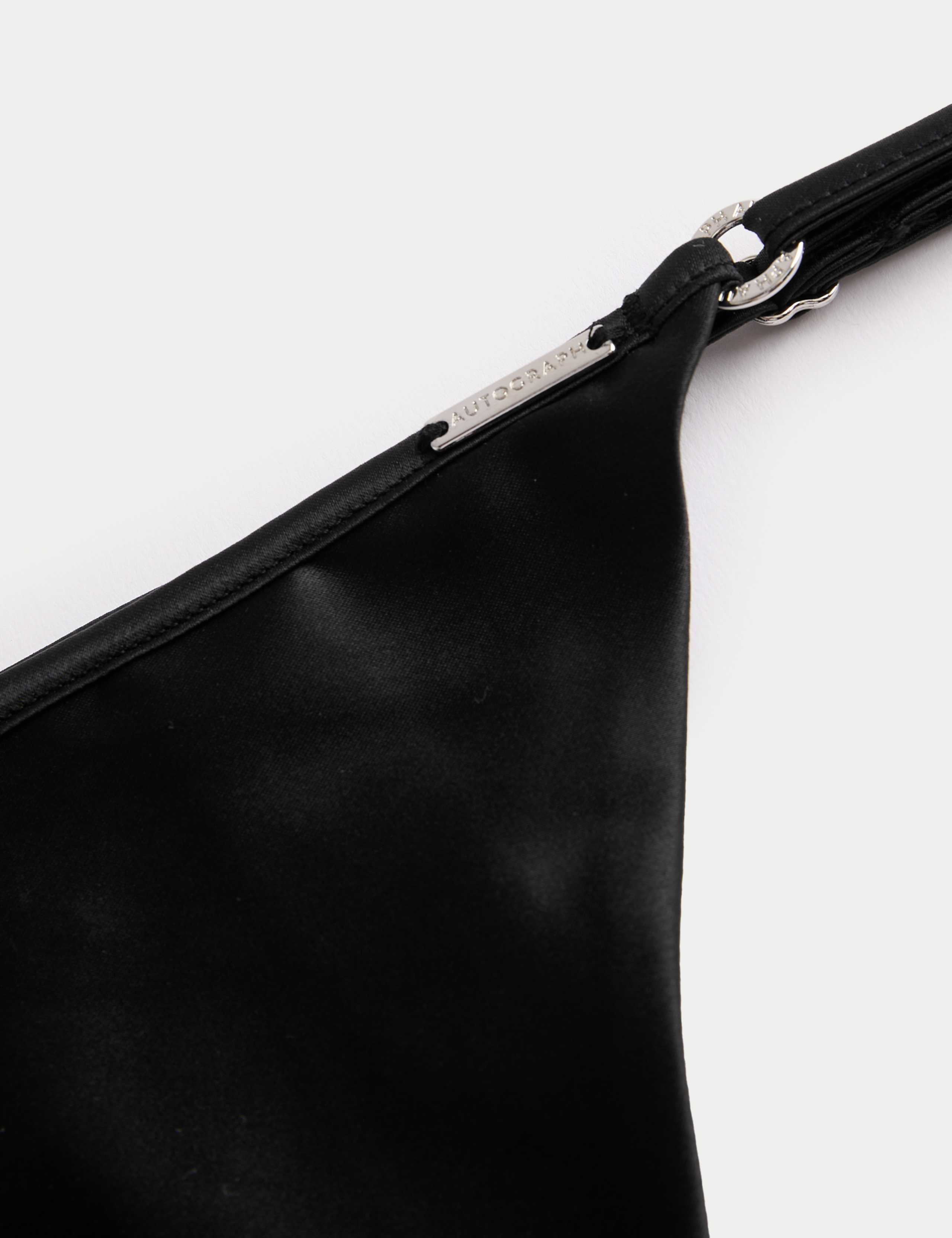 Black Label Satin Tanga Thong 6 of 6