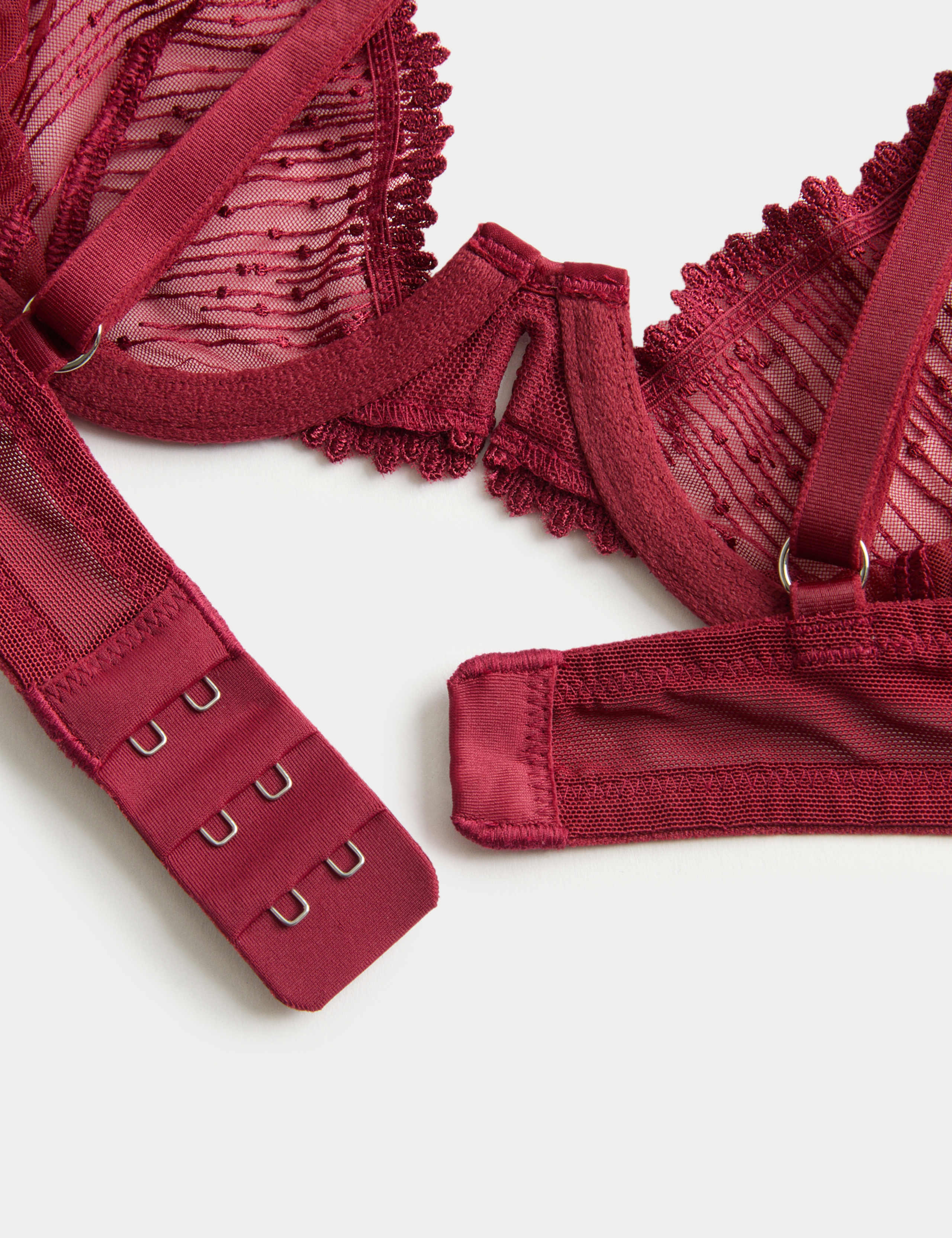 Florence Embroidery Wired Plunge Bra (A-E) 6 of 6