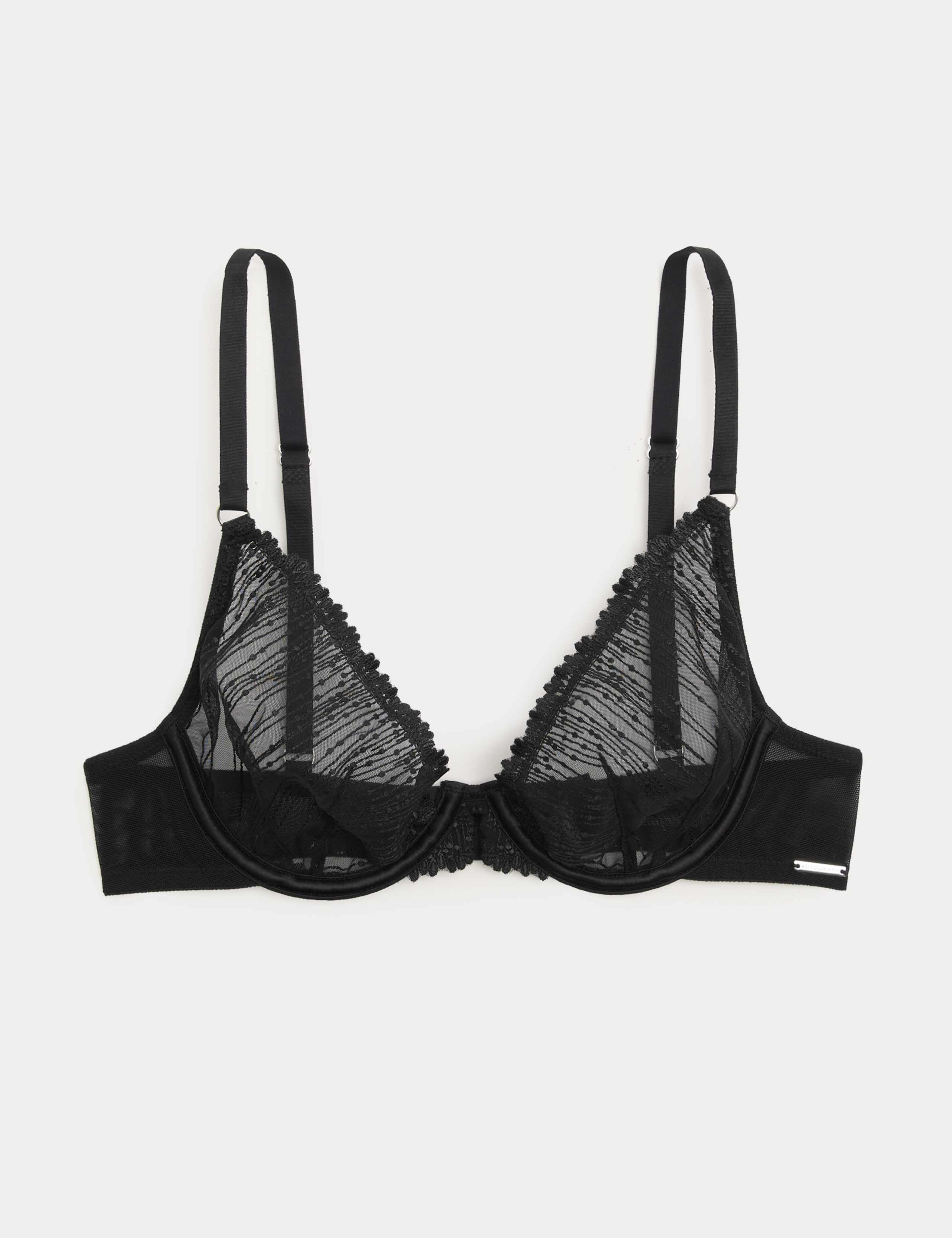 Florence Embroidery Wired Plunge Bra (A-E) 2 of 7