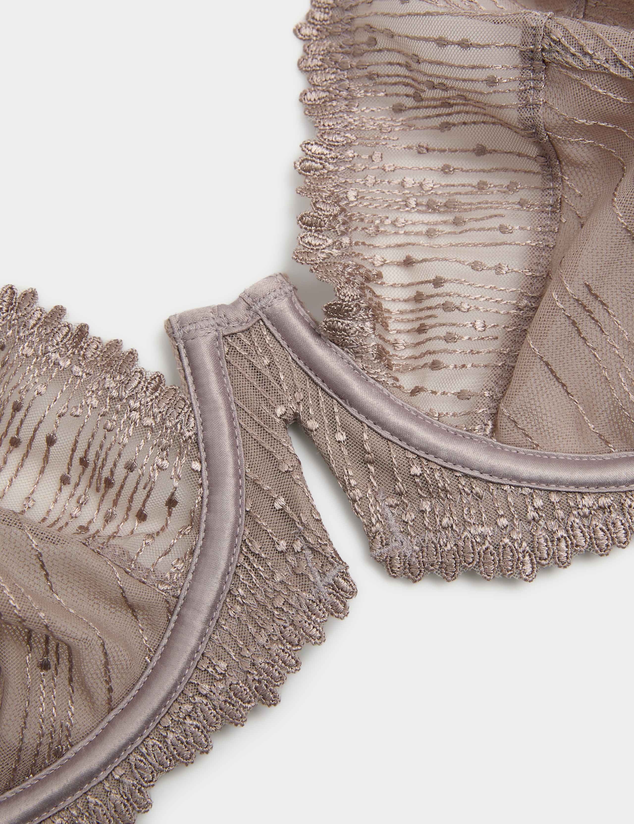 Florence Embroidery Wired Plunge Bra (F-H) 6 of 7