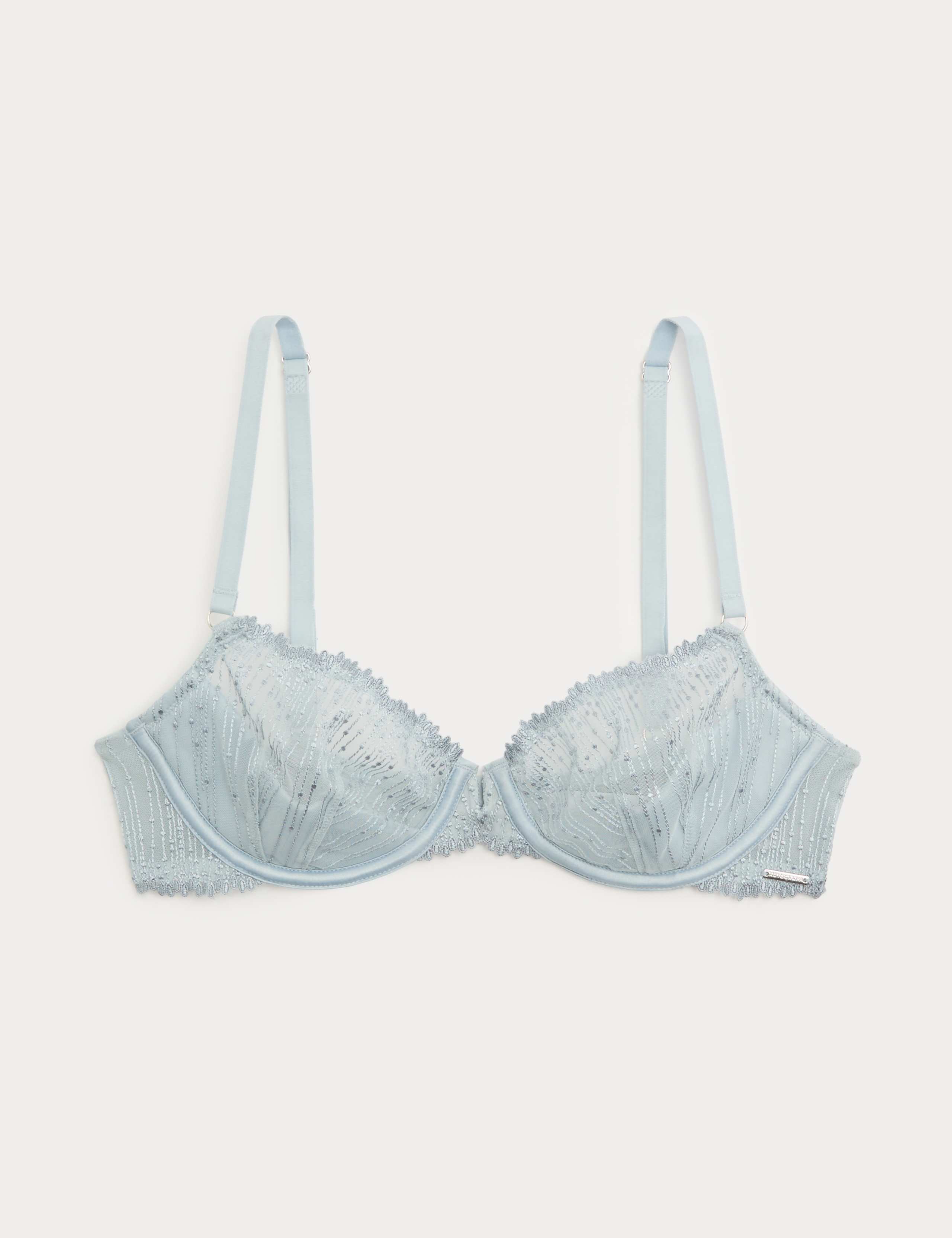 Florence Embroidery Quarter Cup Balcony Bra (A-E) 2 of 6