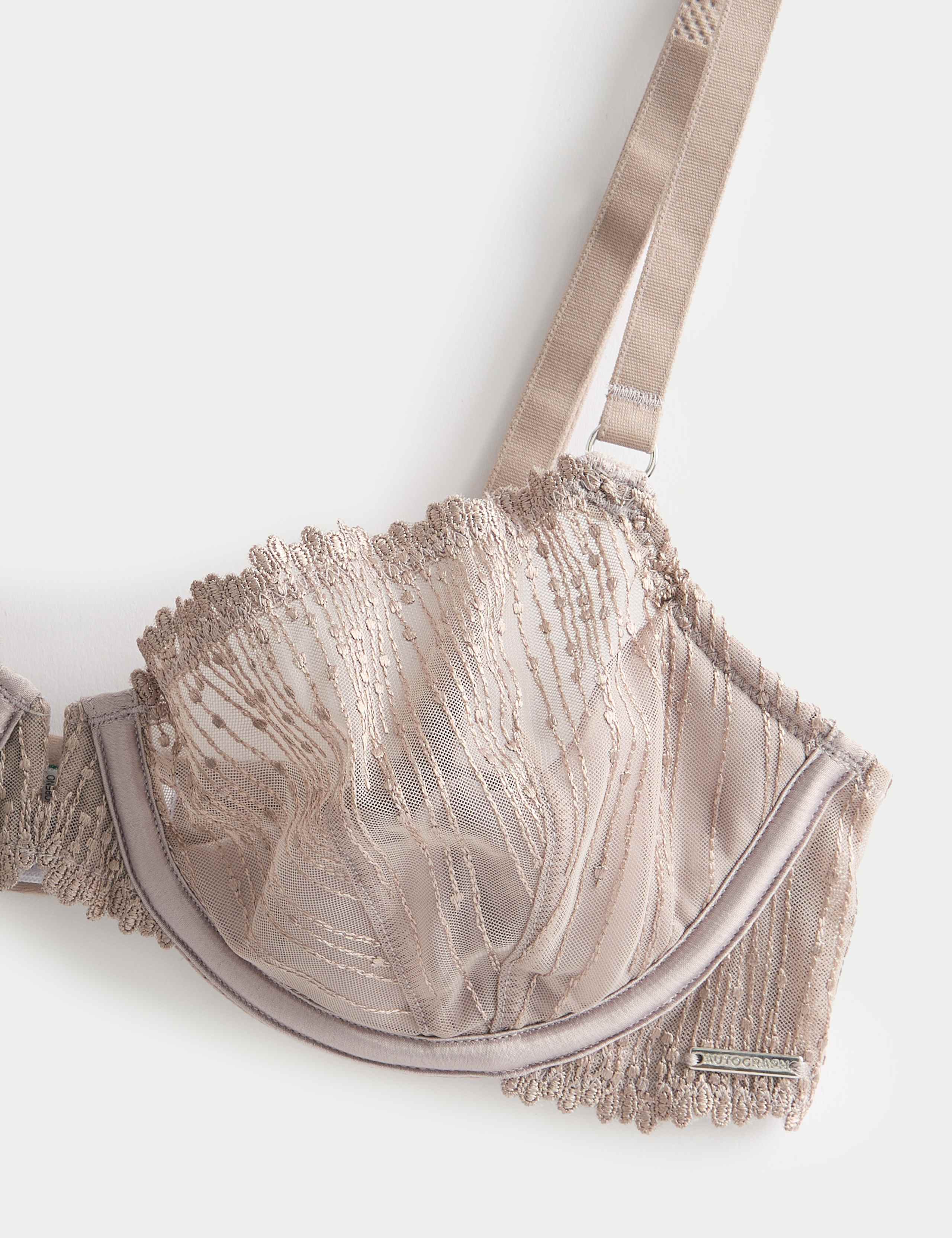 Florence Embroidery Quarter Cup Balcony Bra (A-E) 6 of 7