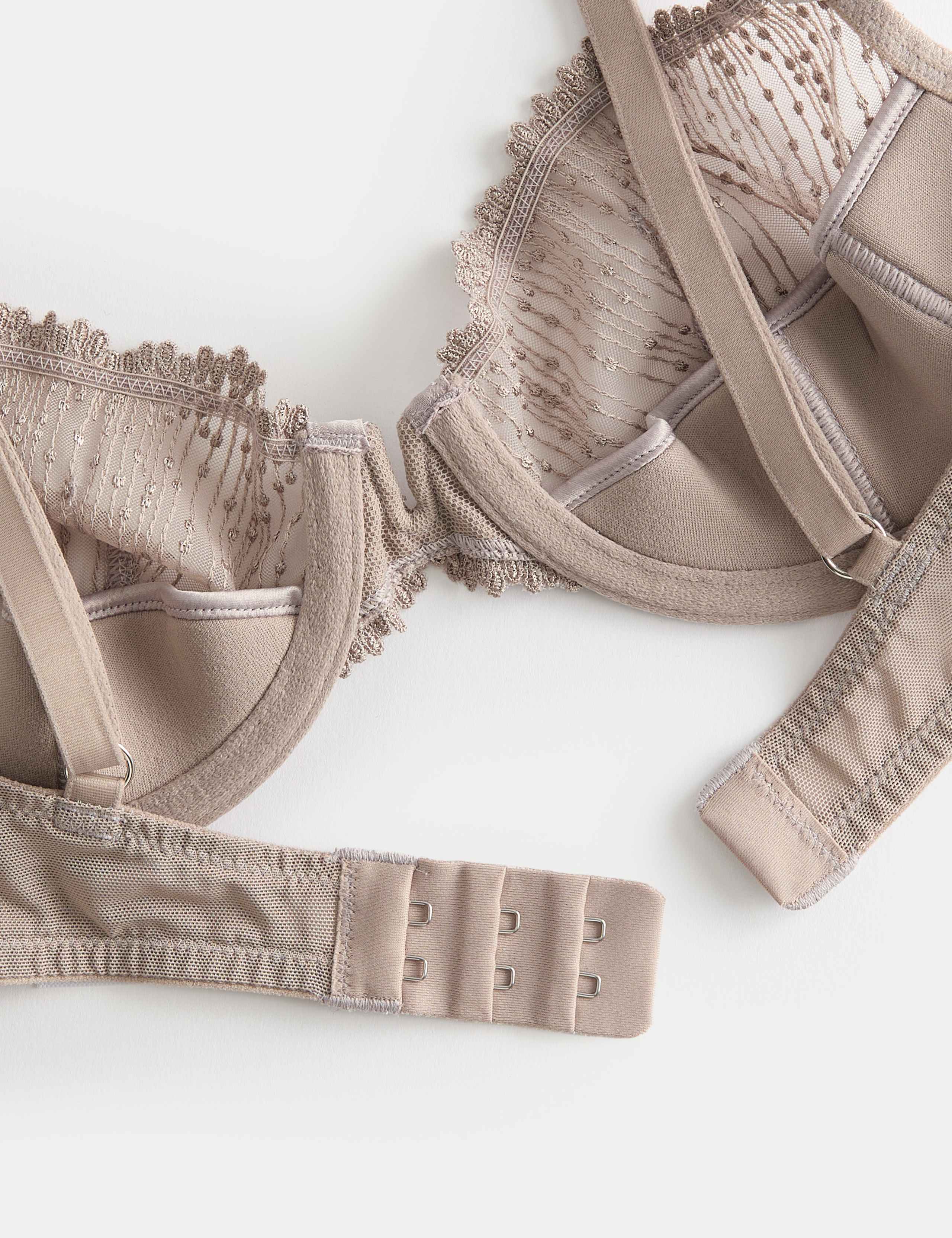 Florence Embroidery Quarter Cup Balcony Bra (A-E) 7 of 7