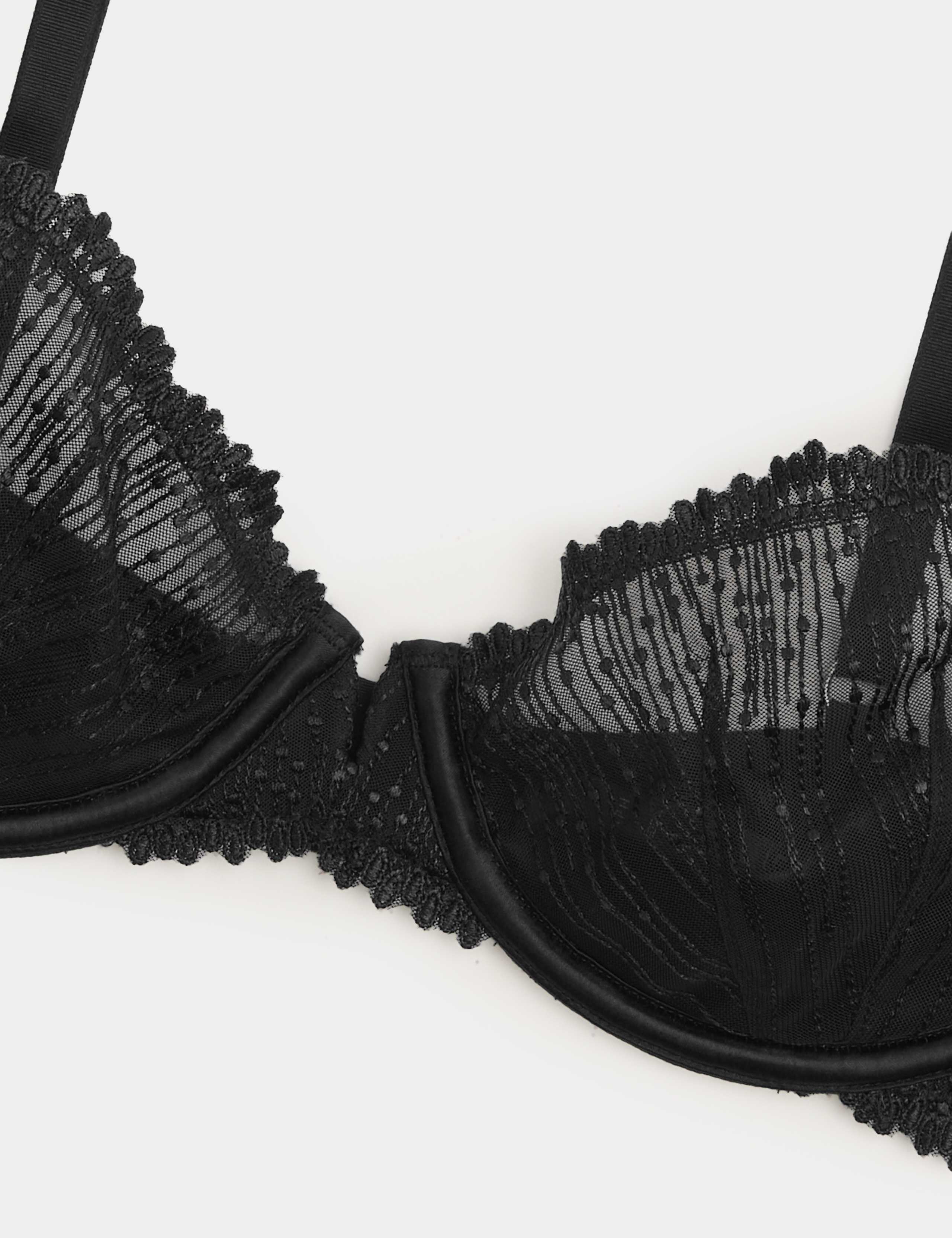 Florence Embroidery Quarter Cup Balcony Bra (A-E) 6 of 7