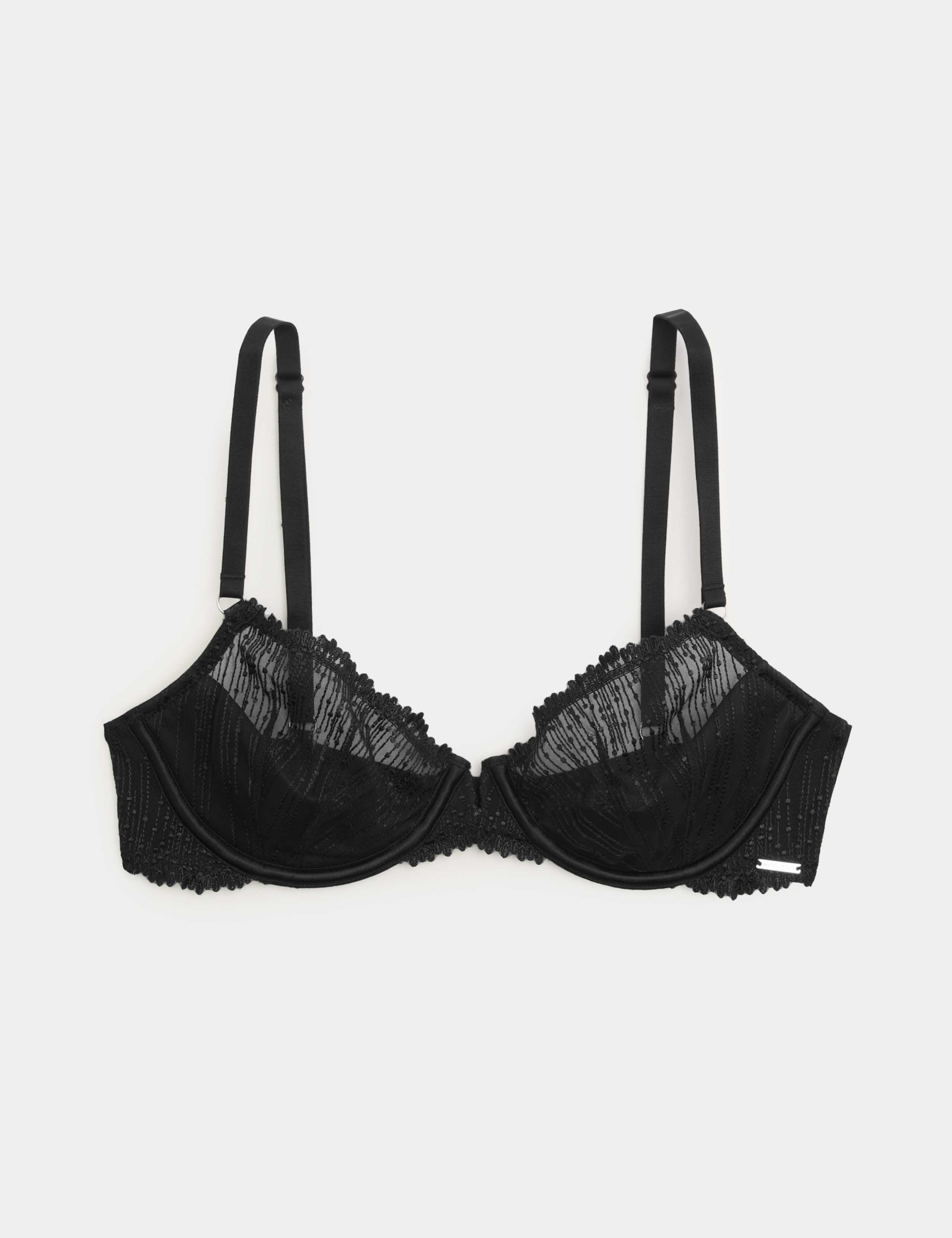 Florence Embroidery Quarter Cup Balcony Bra (A-E) 2 of 7