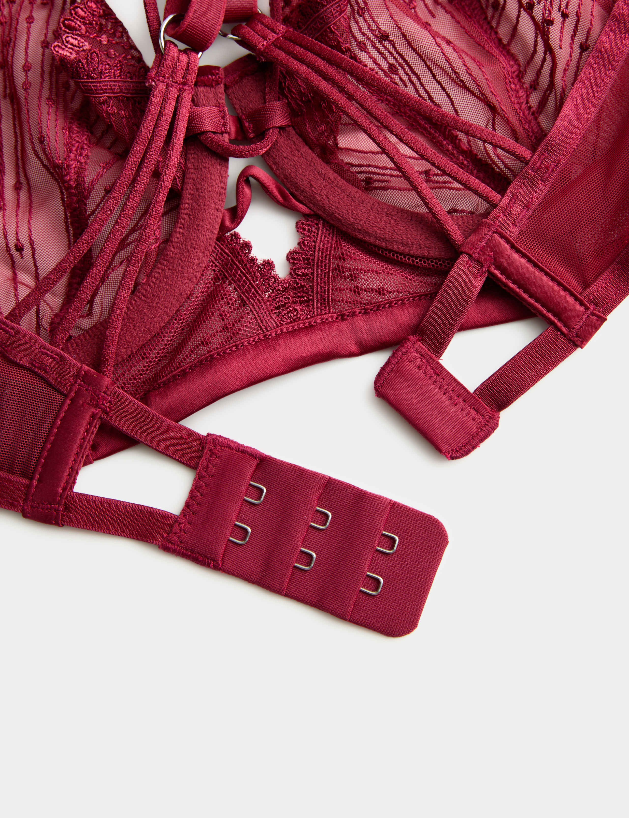 Florence Embroidery Longline Balcony Bra (A-E) 3 of 3