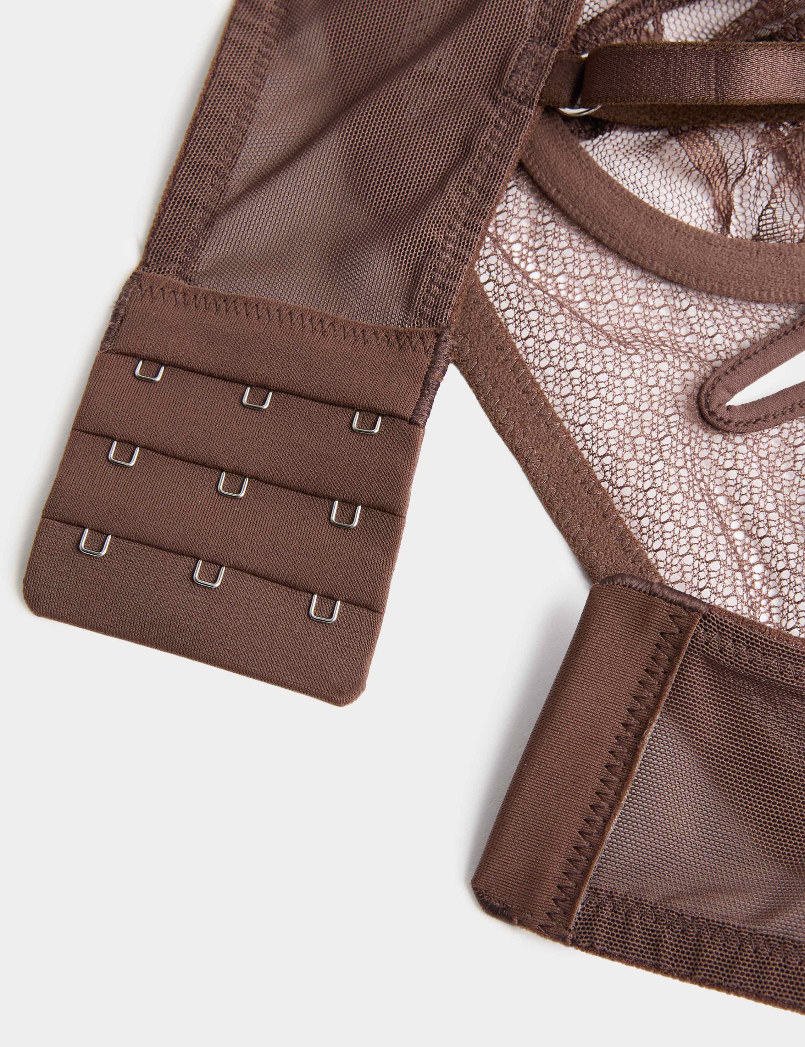 Savannah Lace Wired Longline Balcony Bra (A-E) 3 of 3