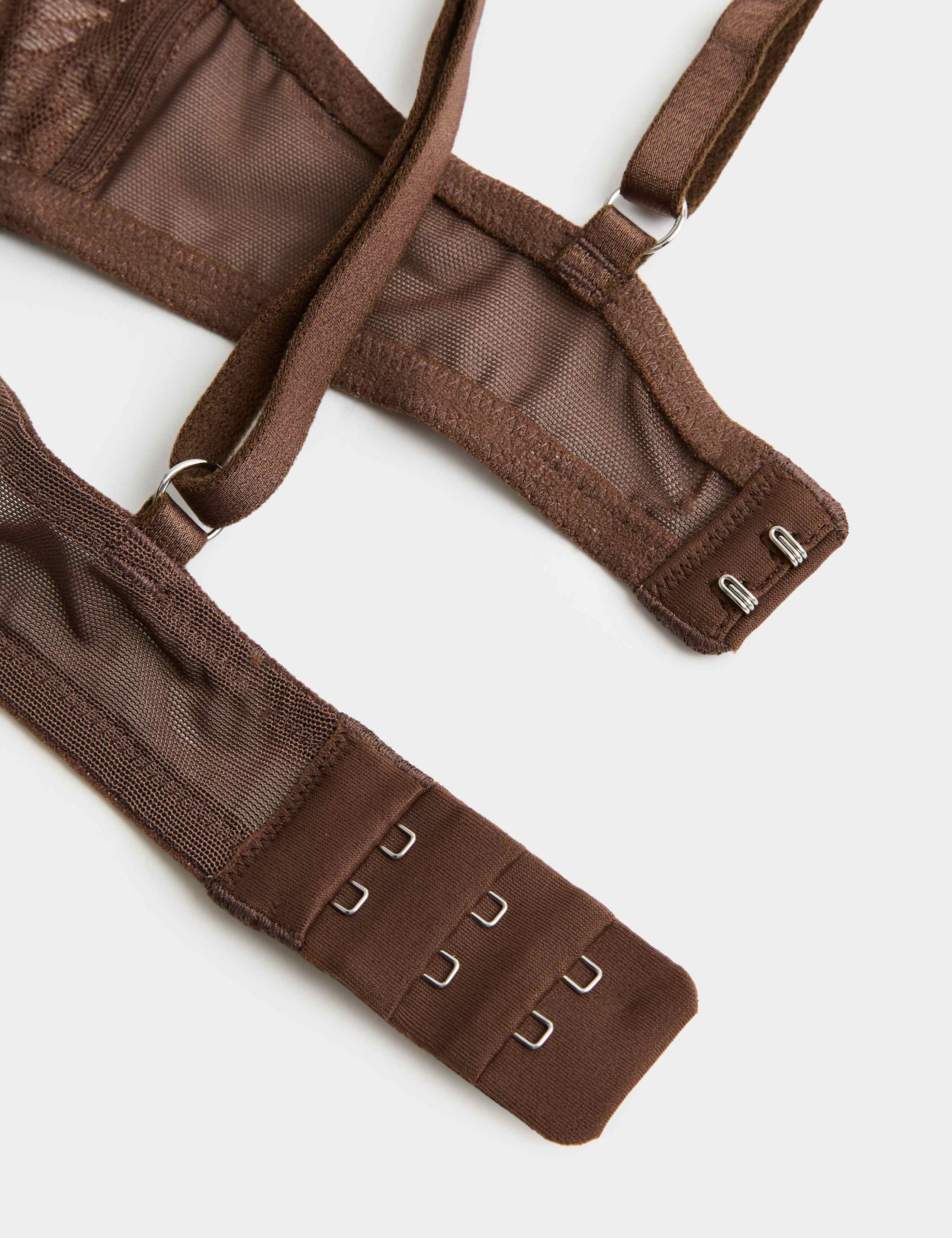 Savannah Lace Wired Demi Cup Bra (A-E) 3 of 4