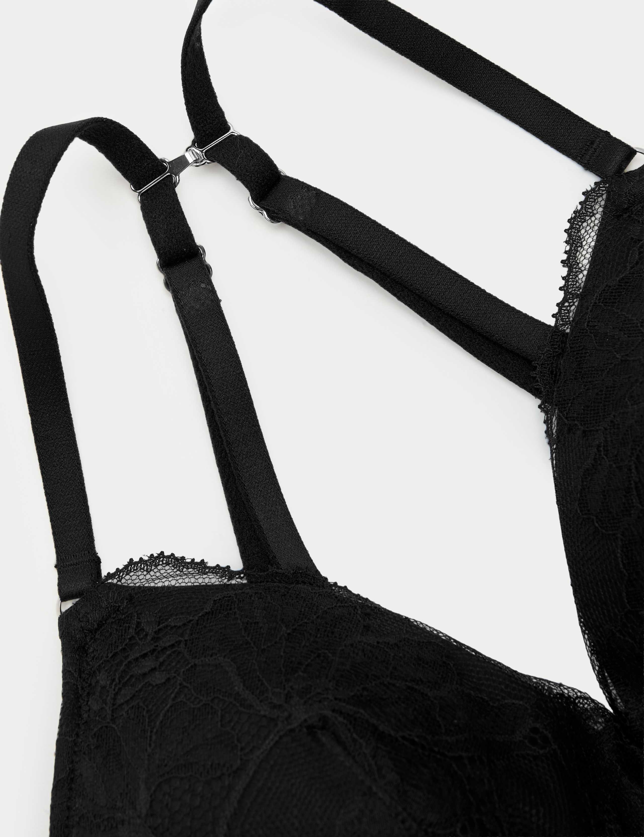 Savannah Lace Non Wired Plunge Bra (A-E) 7 of 8