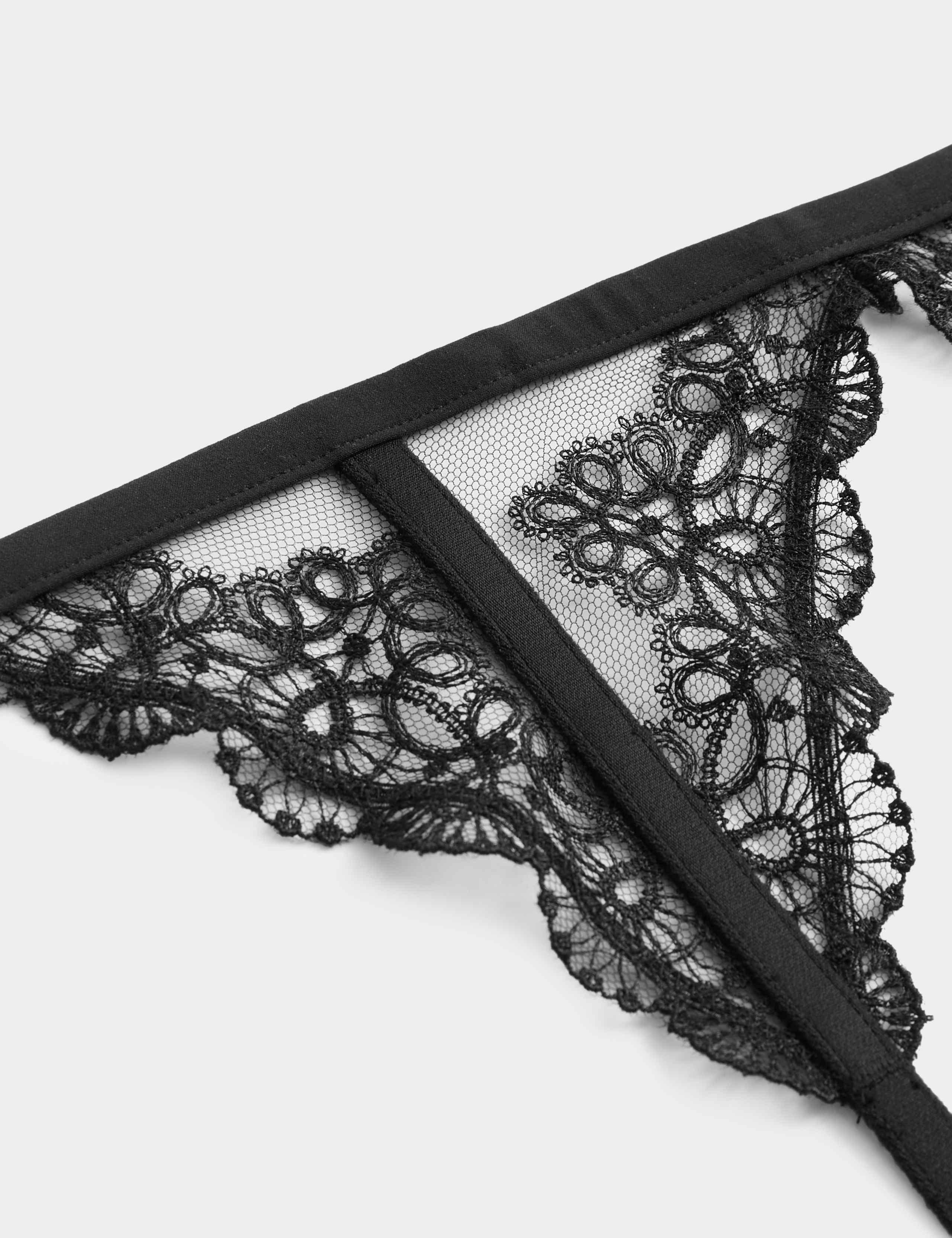 Seoul Embroidery Mesh Suspender 6 of 6