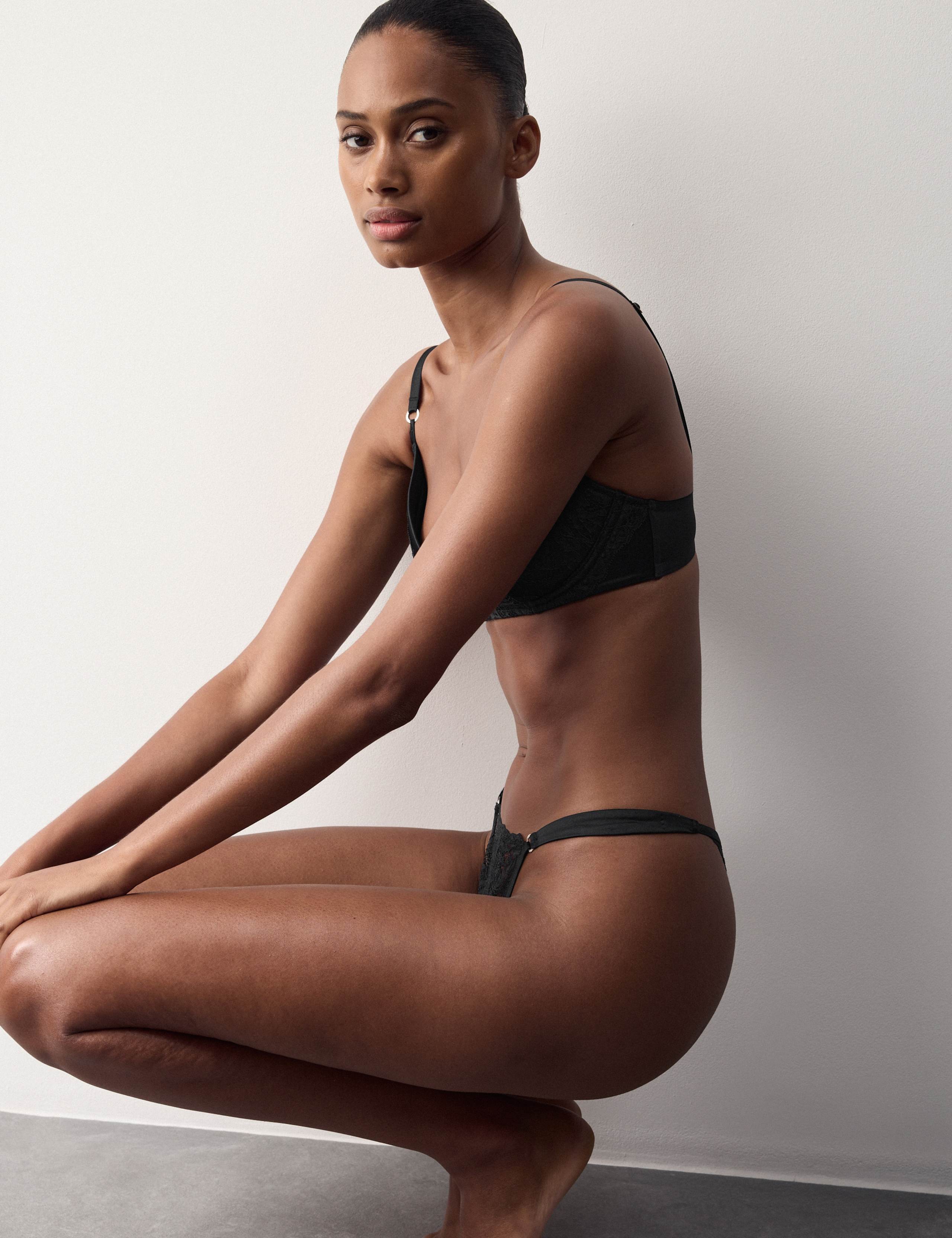 Lace with Silk Tanga Thong 4 of 5