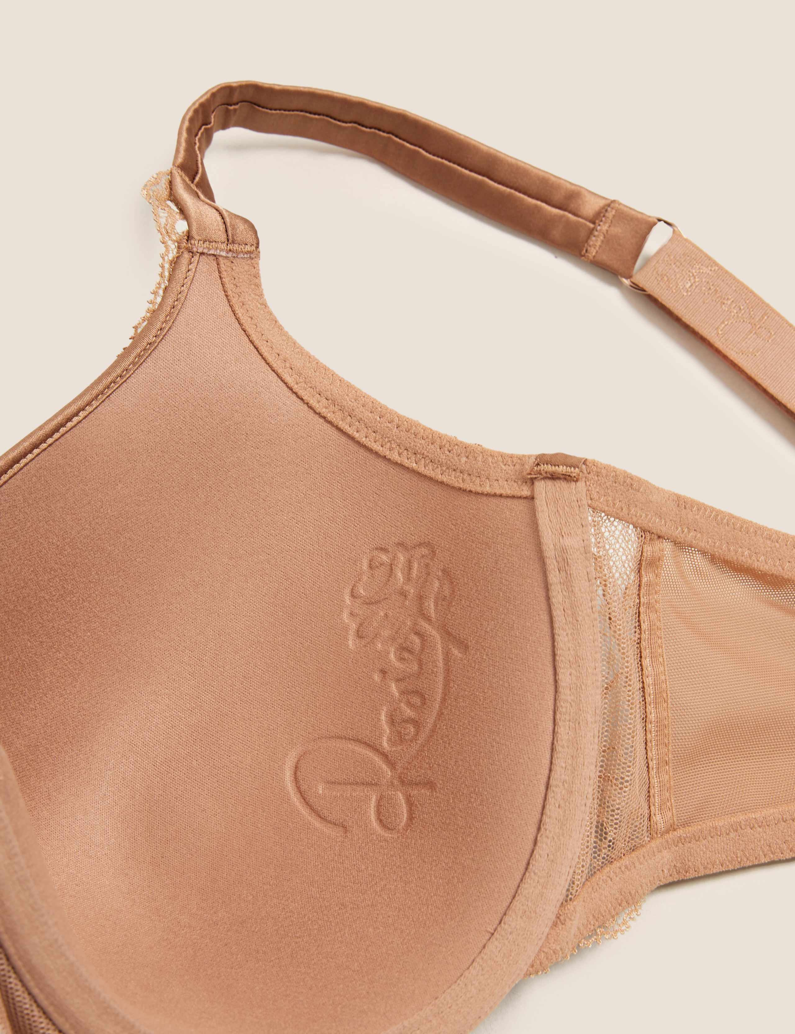 Silk & Lace Wired Full Cup Bra A-E 7 of 7