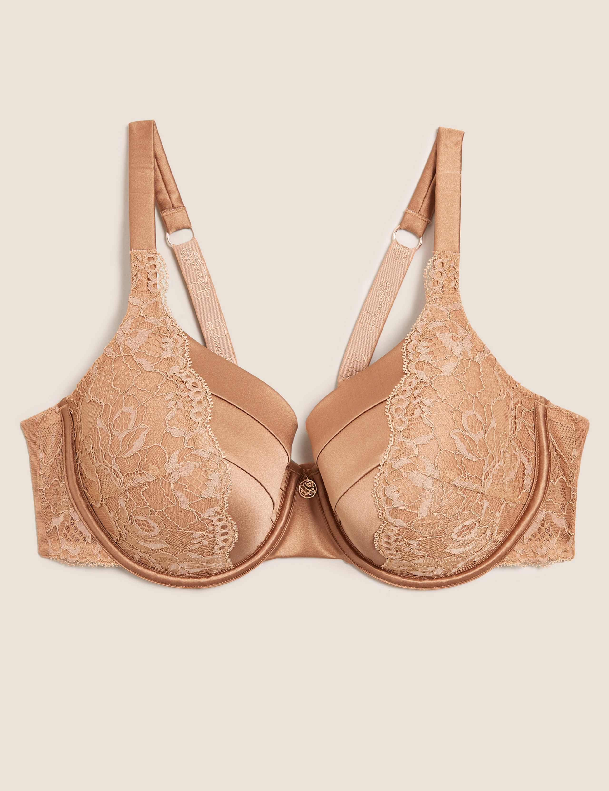 Silk & Lace Wired Full Cup Bra A-E 2 of 7