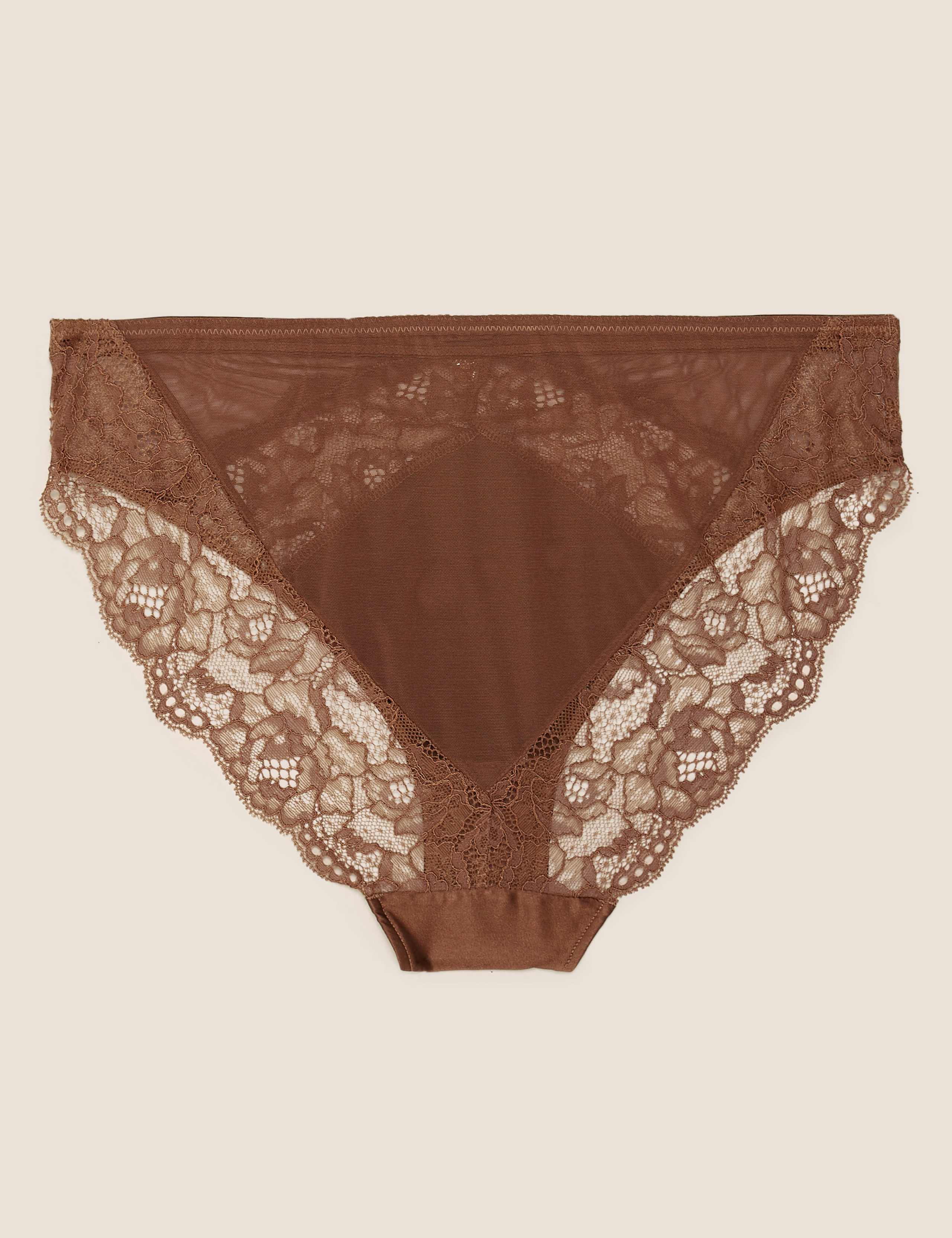 Silk & Lace High Leg Knickers 7 of 7