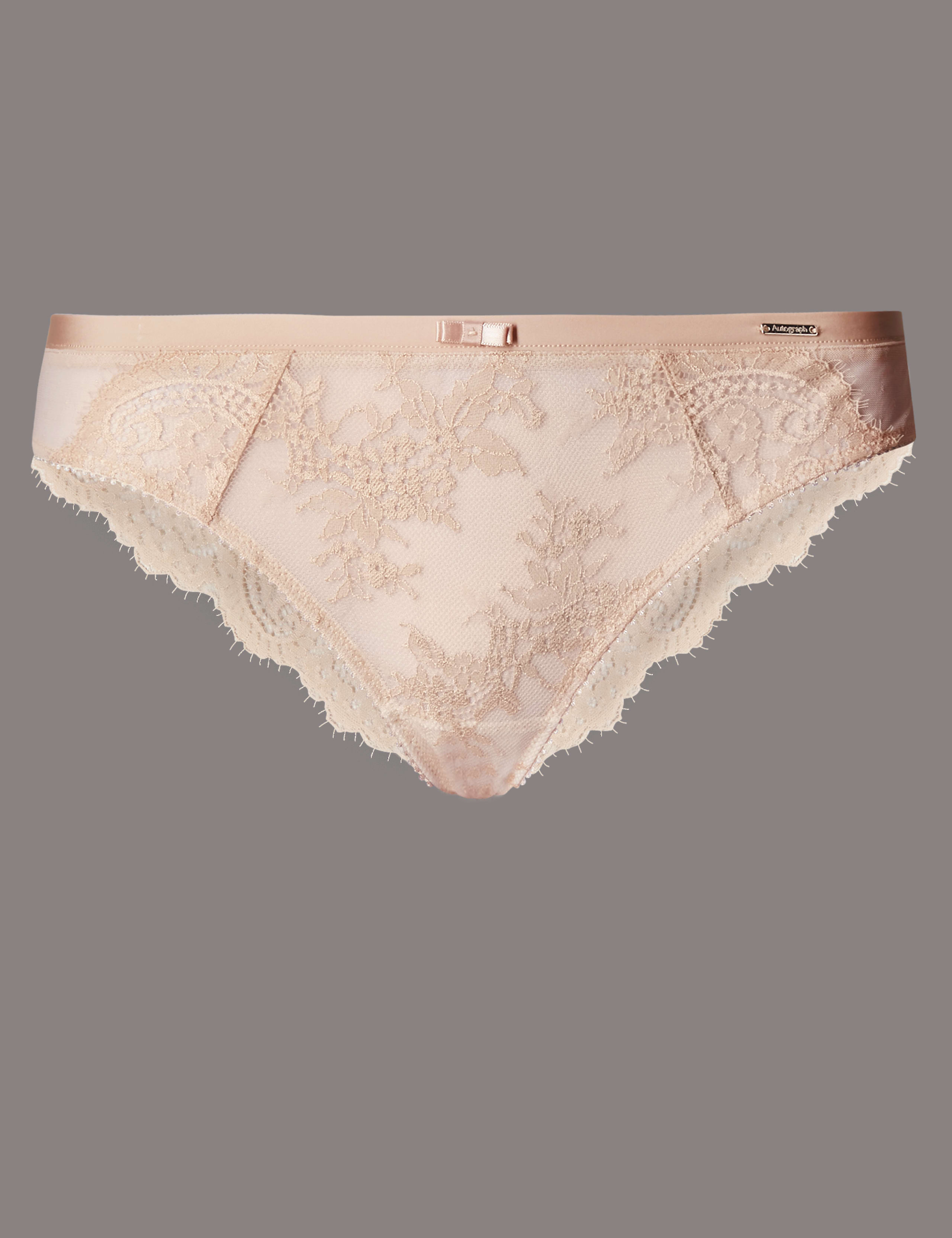 Dentelle Lace Low Rise Brazilian Knickers 2 of 5