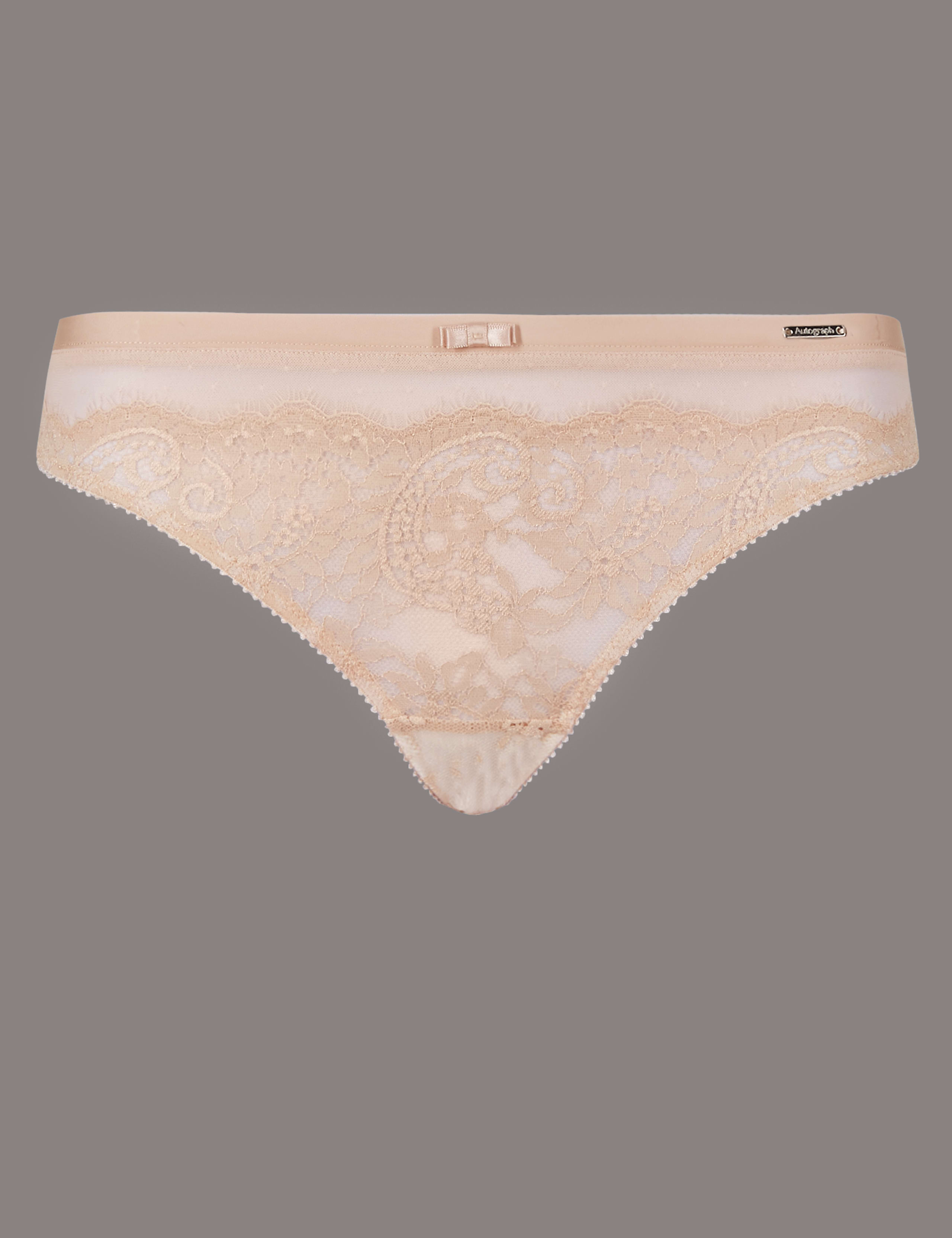 Dentelle Lace Low Rise Thong 2 of 5