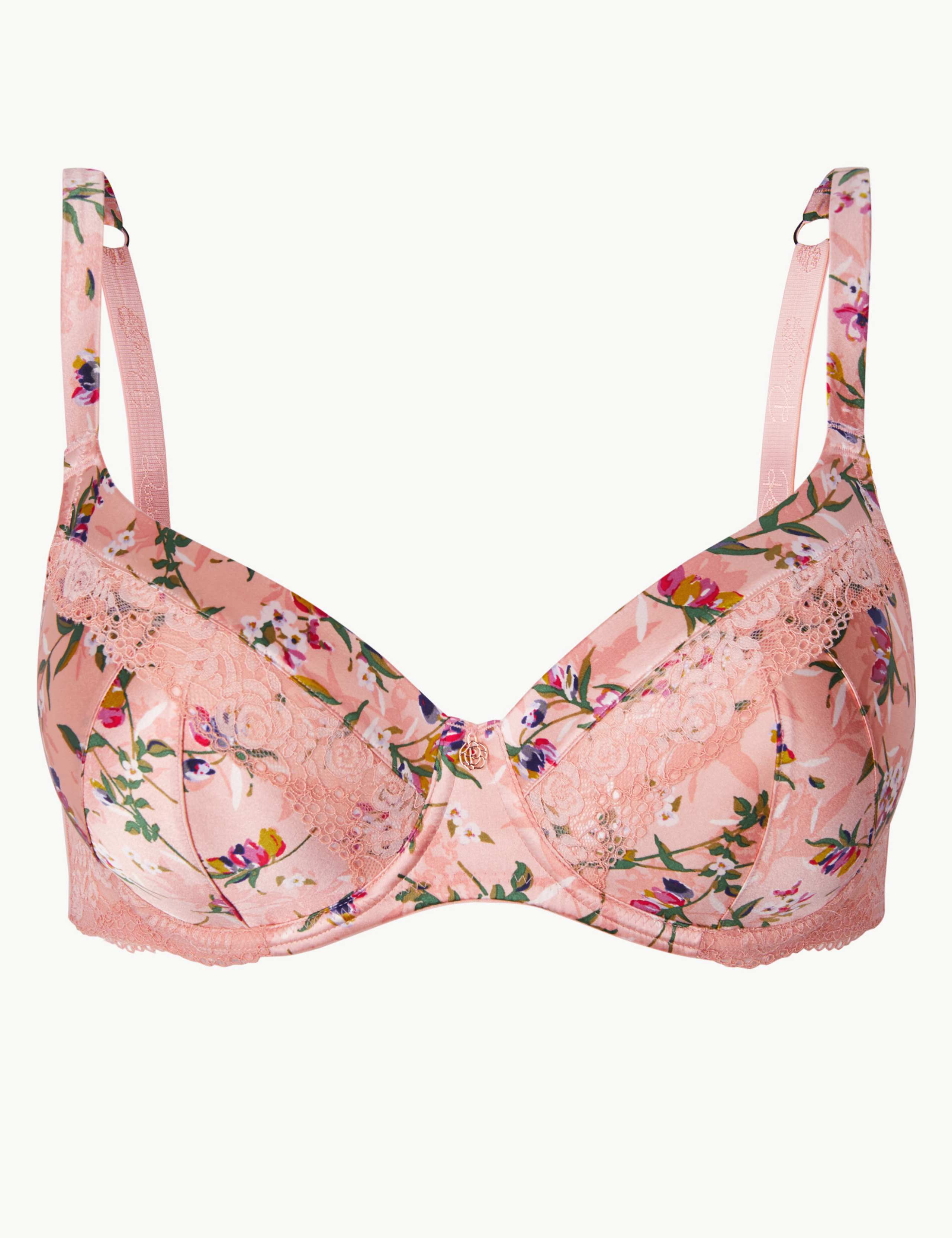 Silk Blend Padded Full Cup Bra A-E 2 of 5