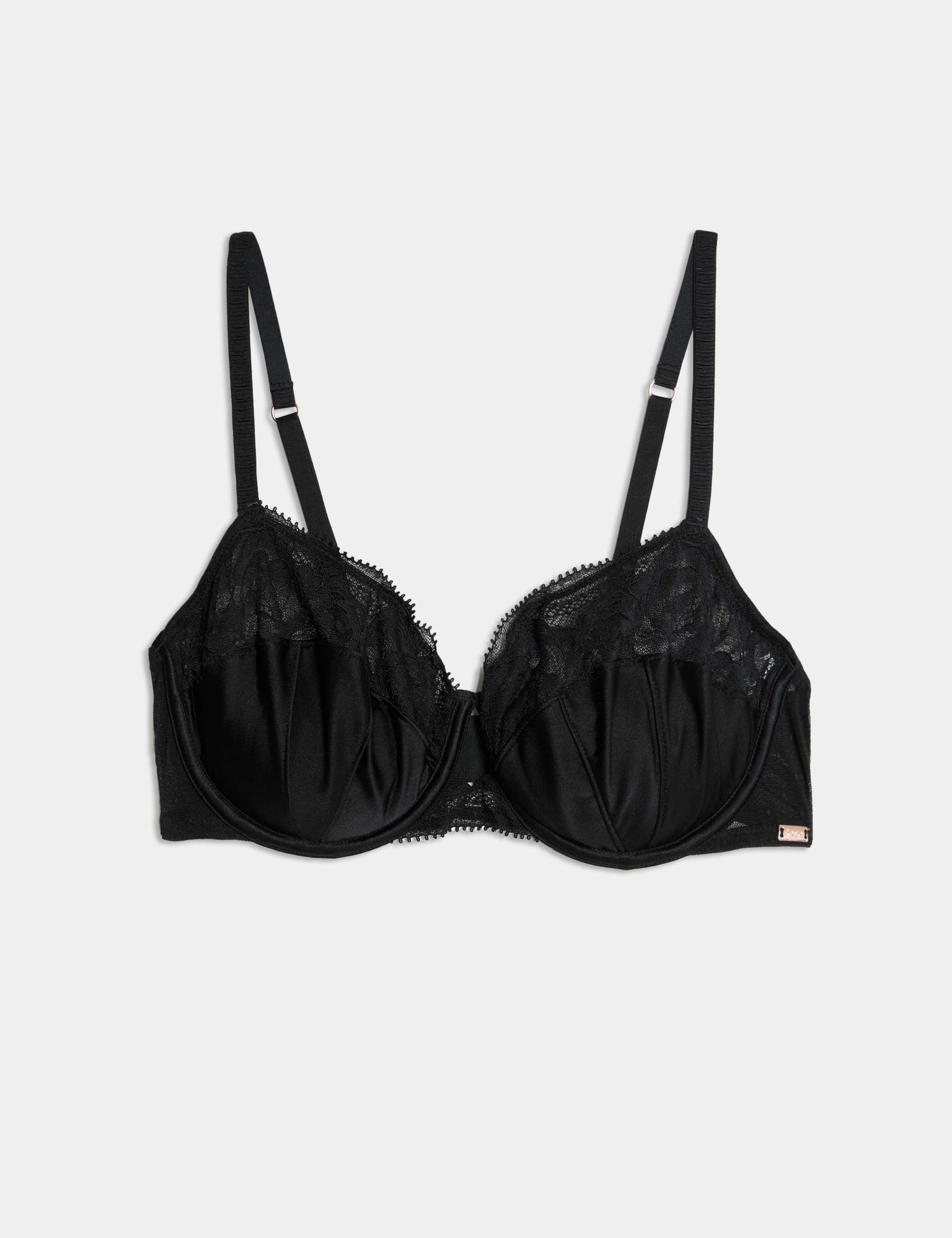 Silk & Lace Wired Balcony Bra 2 of 6