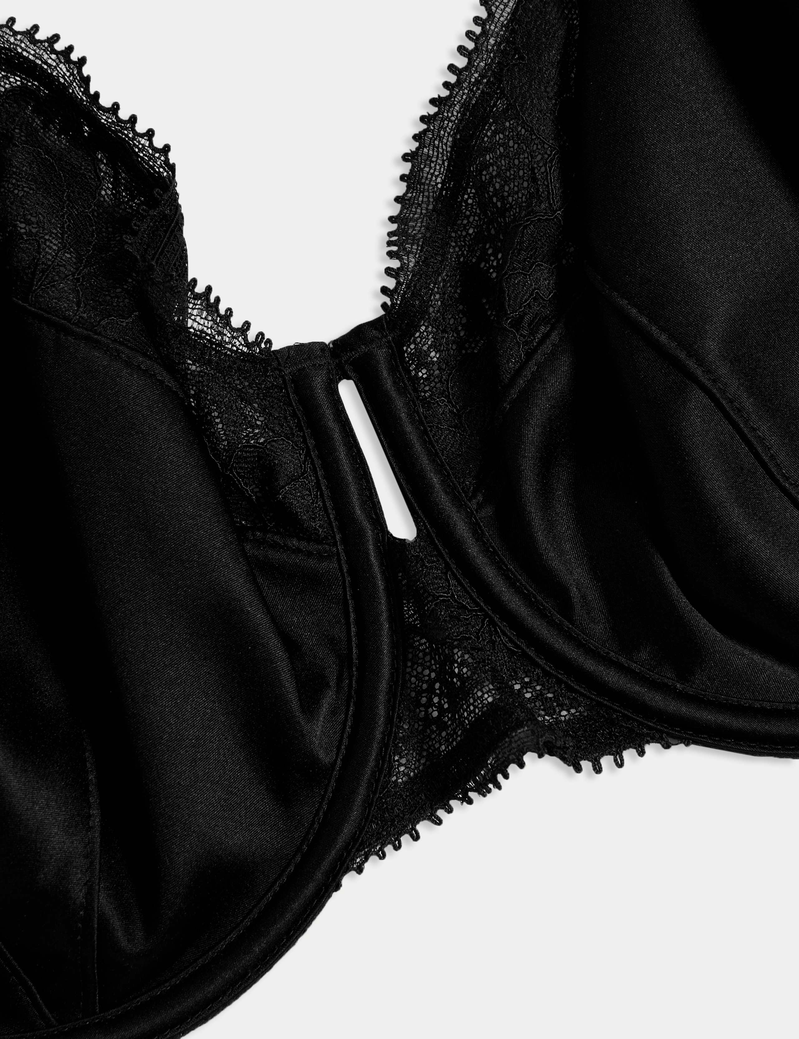 Silk & Lace Wired Balcony Bra F-H 6 of 7